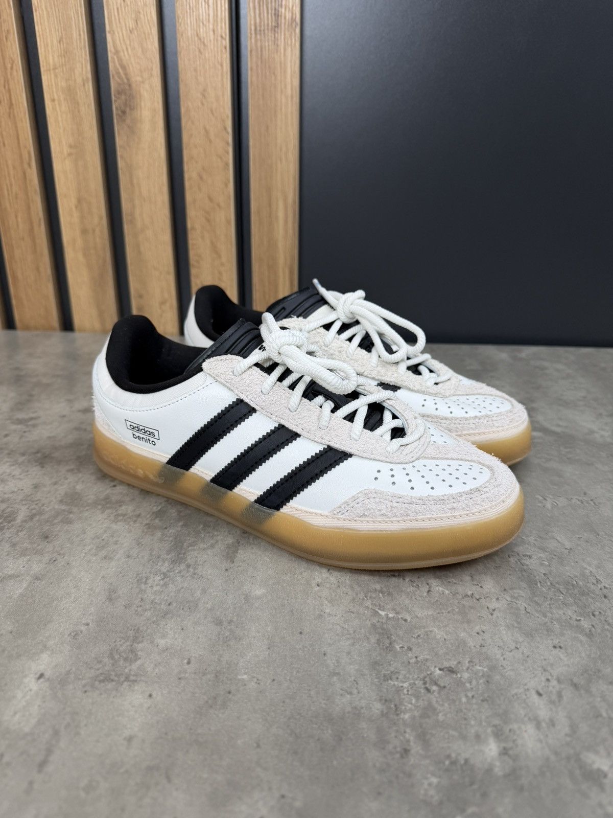 Adidas Bad Bunny x Adidas Gazelle Indoor Off White Size US 7 Size US 7 / EU 40 - 3 Thumbnail