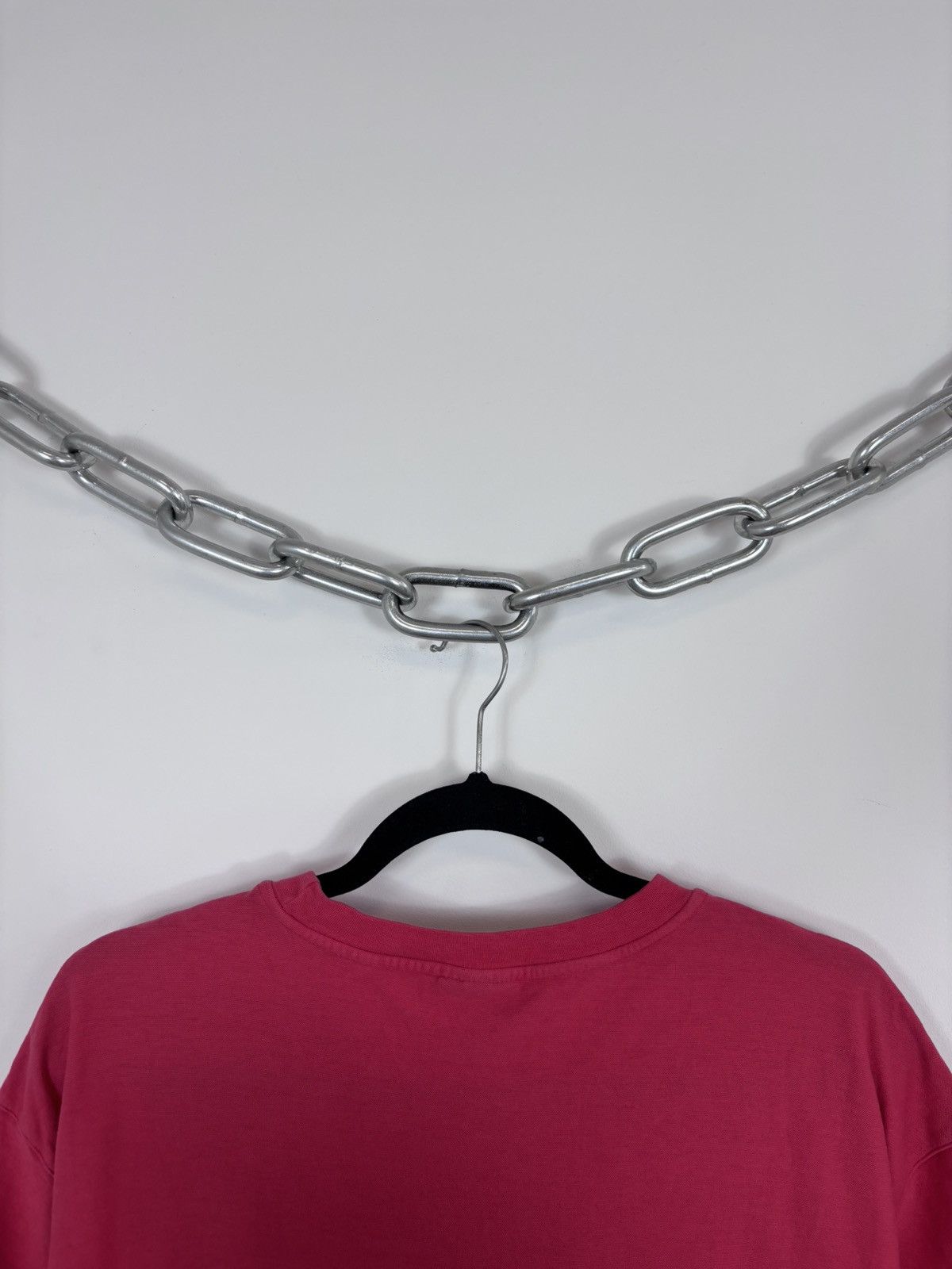 Trussardi Trussardi Jeans Men’s Red Big Plush Logo T-Shirt Tee Size US XL / EU 56 / 4 - 14 Thumbnail