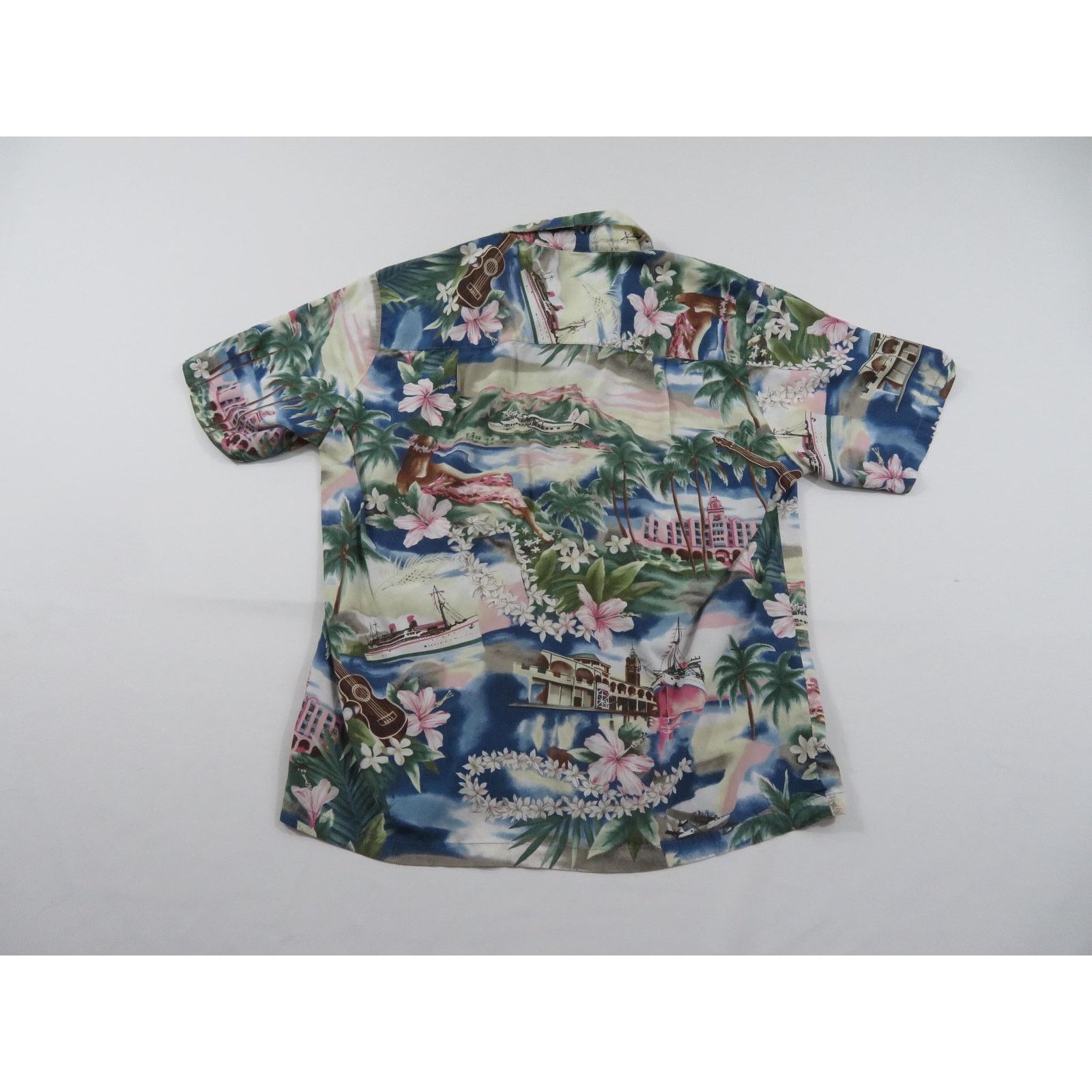Other Diamond Head Sportswear Hawaiian Shirt, Rayon Sz M 1980s Size US M / EU 48-50 / 2 - 3 Thumbnail