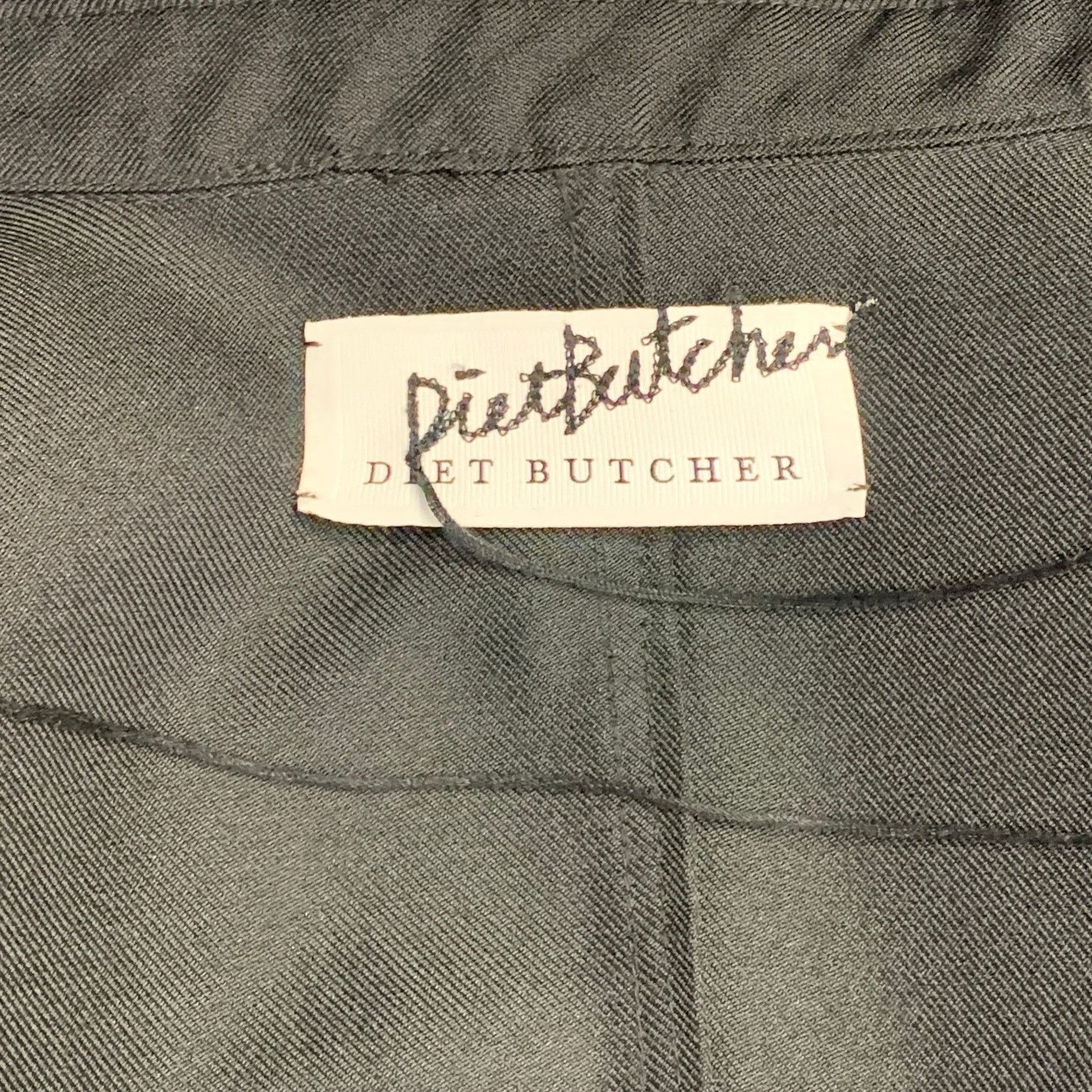 Diet Butcher Slim Skin DIET BUTCHER Size L Black Twill Polyester Utility Jacket Size US L / EU 52-54 / 3 - 7 Thumbnail