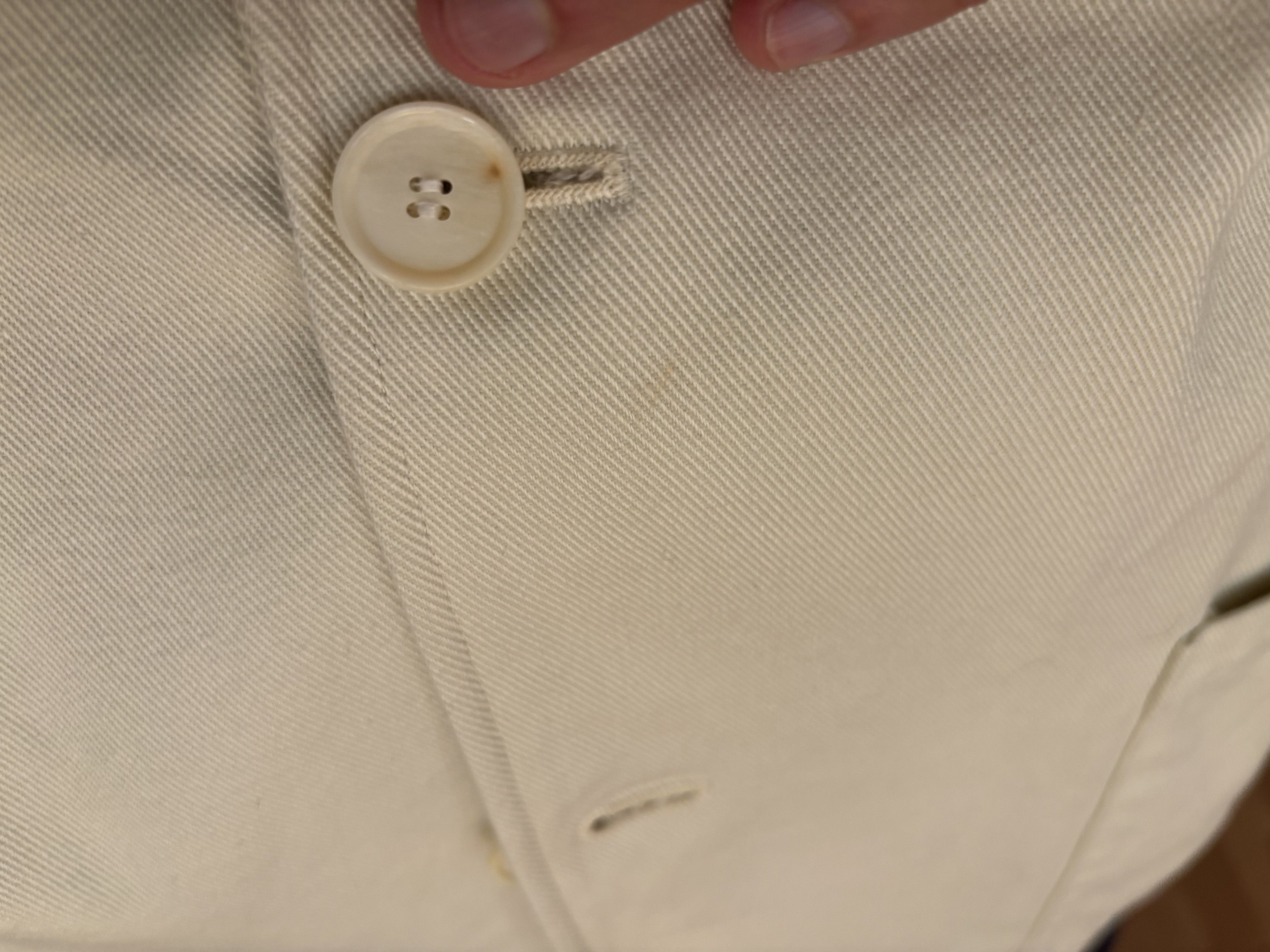 Auralee Auralee White Cotton Jacket Size 4 (L-XL) Size US XL / EU 56 / 4 - 9 Thumbnail