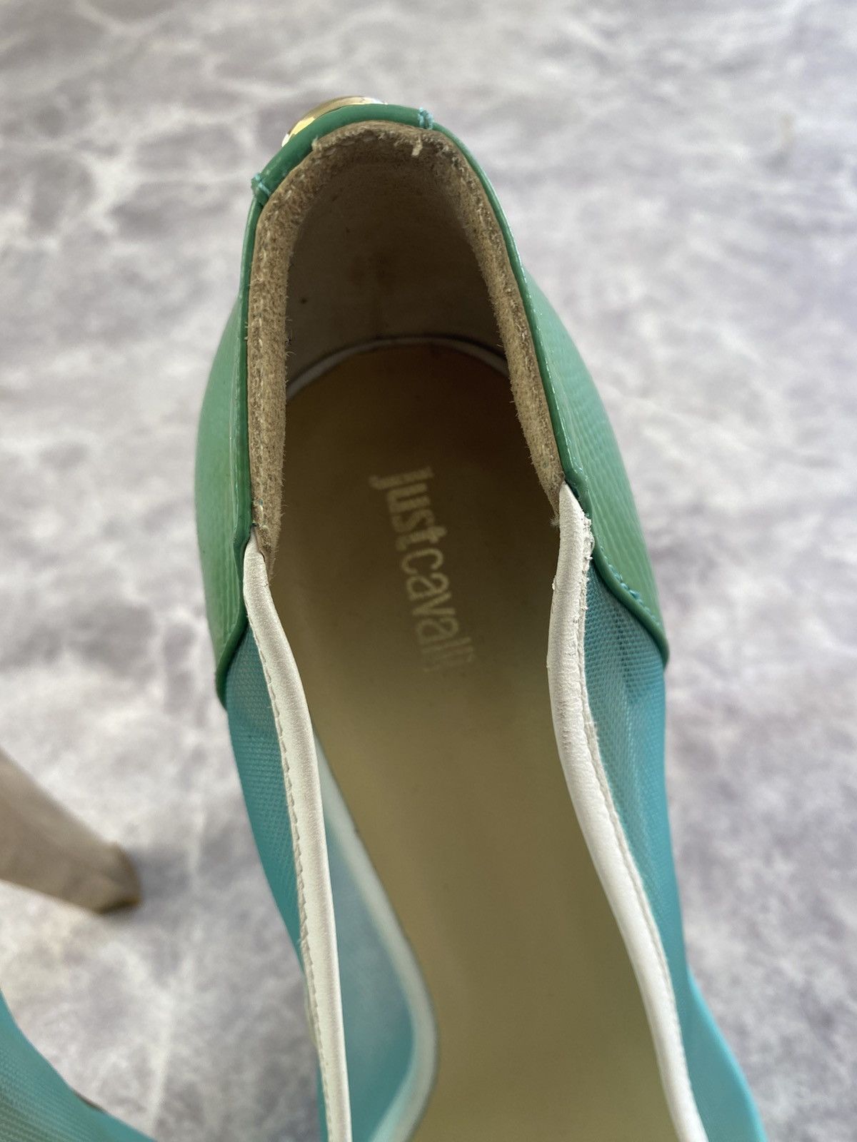 Just Cavalli Just Cavalli Transparent Heels with Leather details Size 39 Size US 9 / IT 39 - 7 Thumbnail