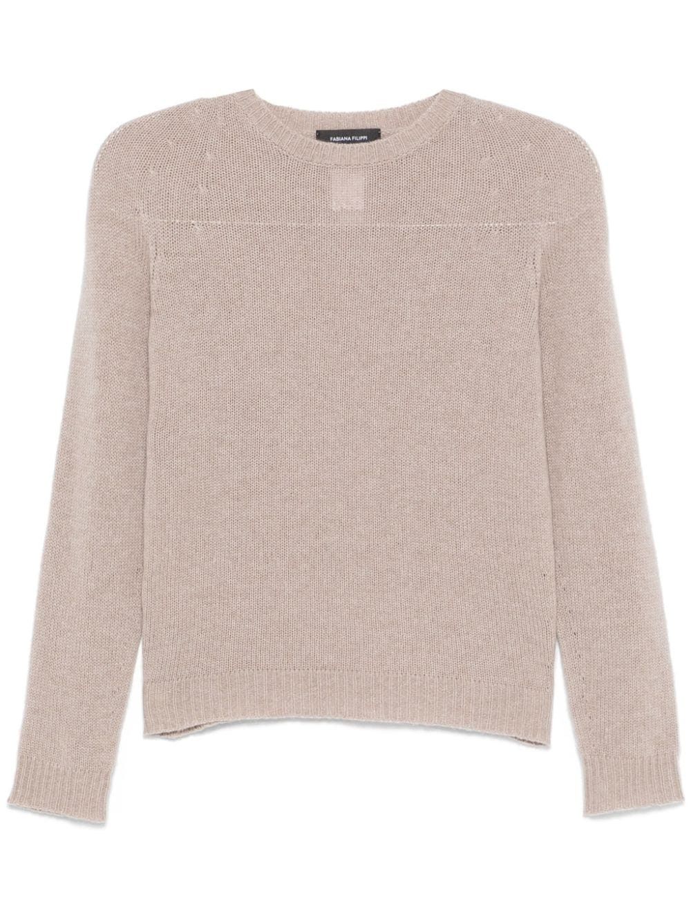 Fabiana Filippi WOOL CREWNECK SWEATER Size S / US 4 / IT 40 - 1 Thumbnail