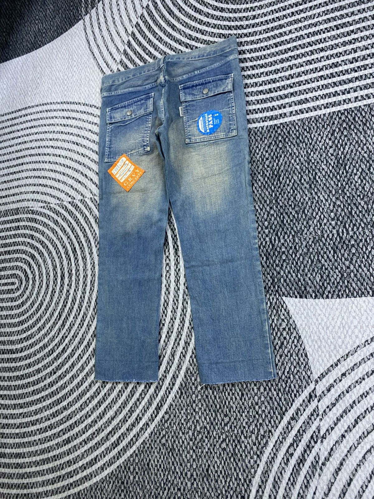 Hysteric Glamour Vtg Groovy Colors Hysteric Style Patches Bush Pants Jeans Size US 33 - 6 Thumbnail