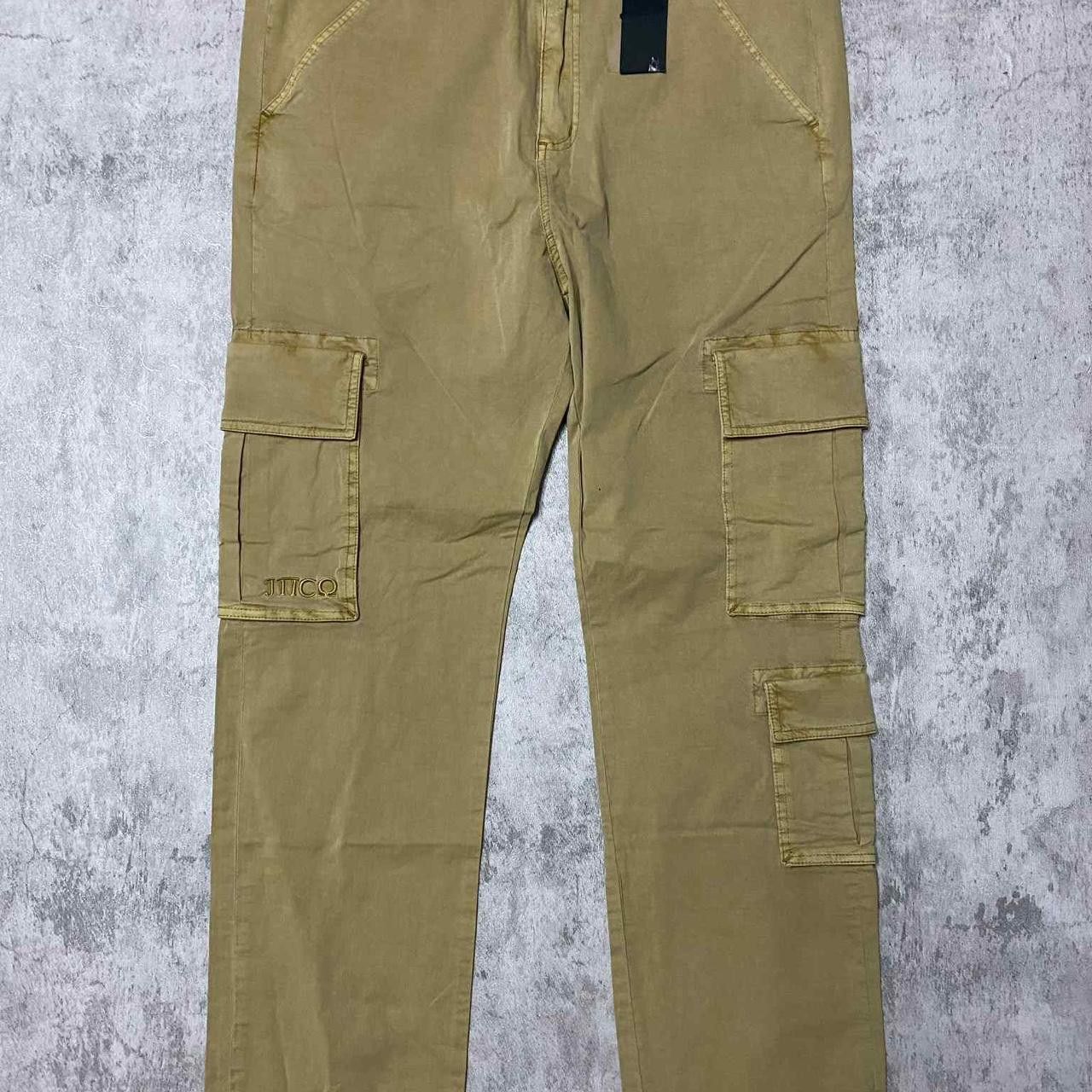 Other Tan cargo pants with adjustable waistband Size 34" / US 12 / IT 48 - 3 Thumbnail