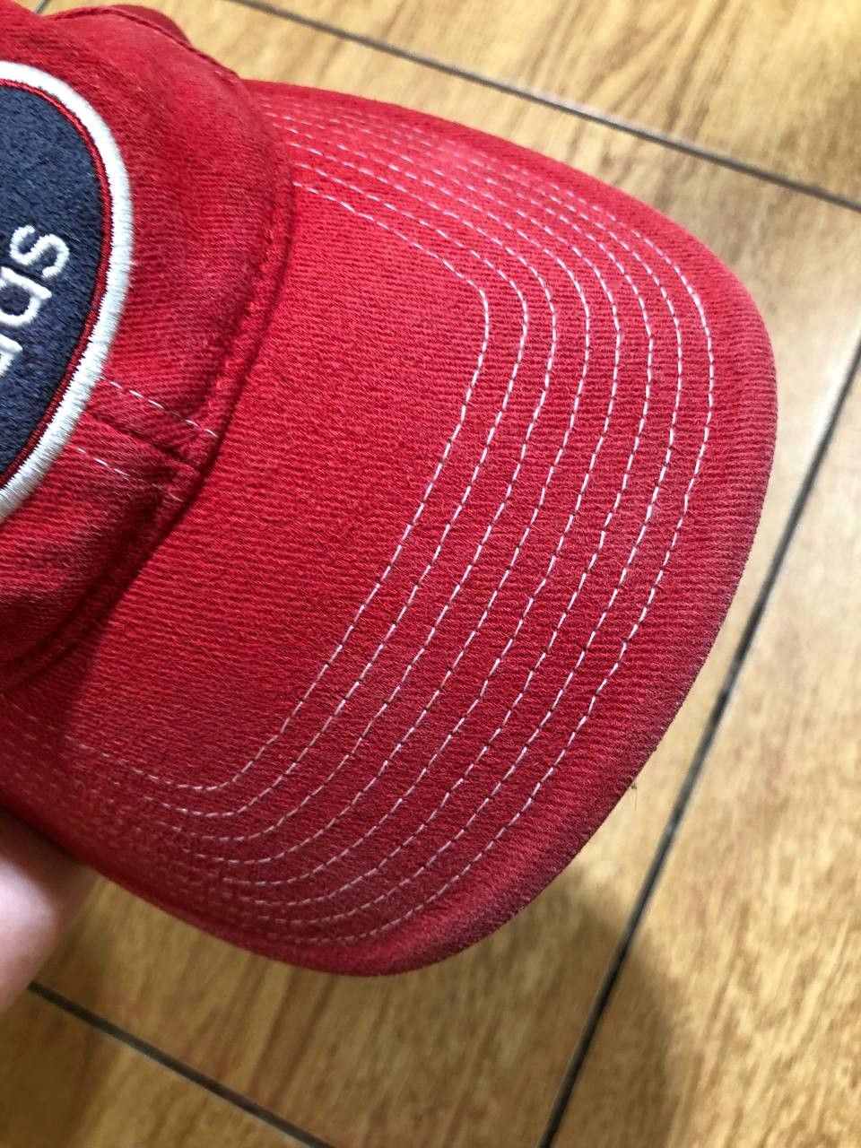 Adidas Cap big logo Adidas Y2K red Hats Vintage streetwear Size ONE SIZE - 10 Thumbnail