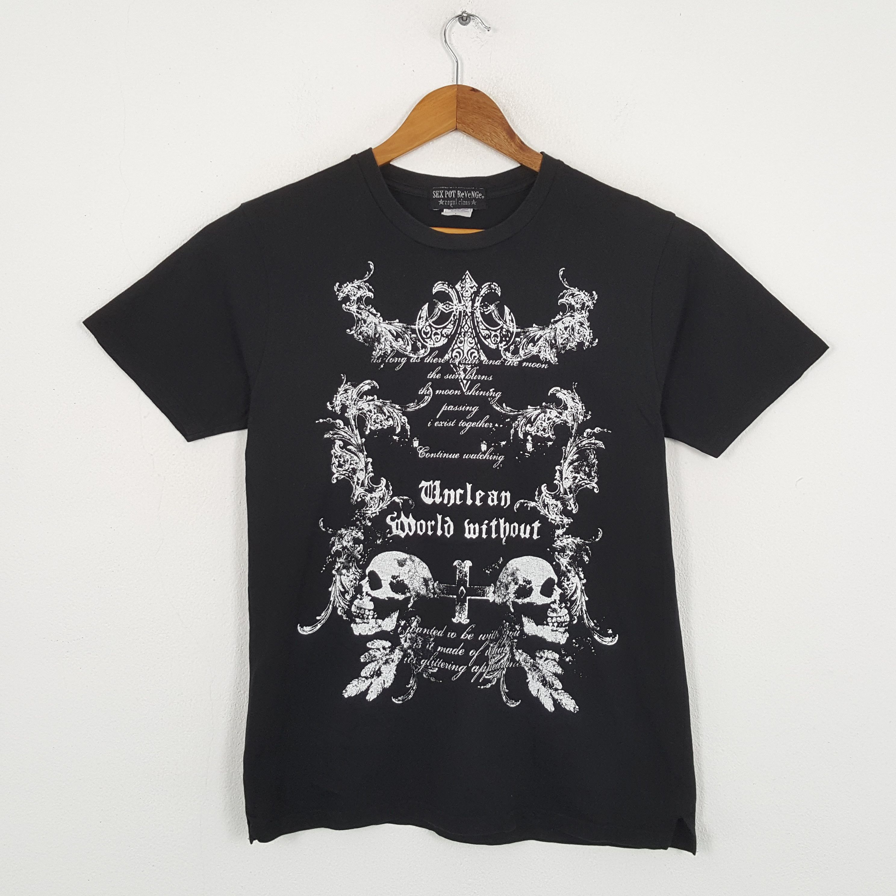 Japanese Brand × Vintage Vintage SEX POT REVENGE Japanese Punk Band T-Shirts Size US M / EU 48-50 / 2 - 1 Thumbnail