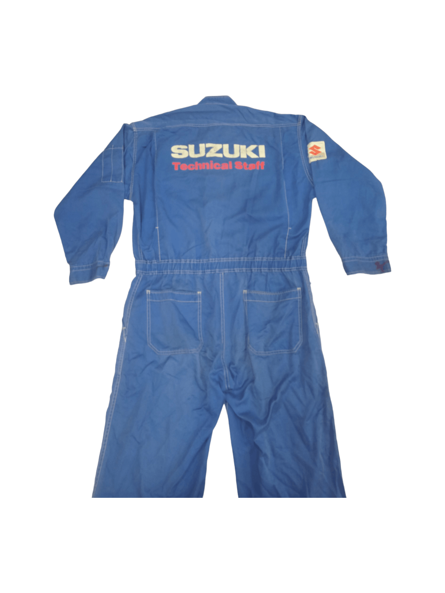 Gear for Sports Vintage Suzuki Technical Staff Fade Blue Coveralls Size US 37 - 2 Thumbnail