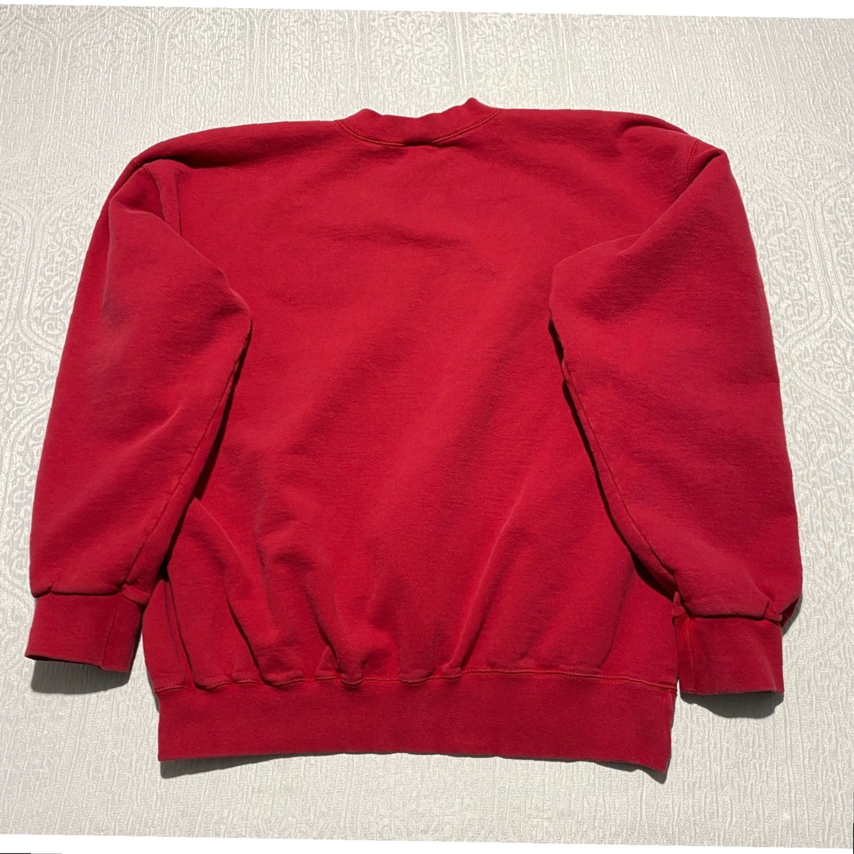Vintage VINTAGE Discus Athletic Red Crewneck Sweatshirt Men L USA 90s Heavyweight Cotton Blend Pullover Crew Neck Logo Modern Classic 90s Sportswear Mens Size US L / EU 52-54 / 3 - 4 Thumbnail