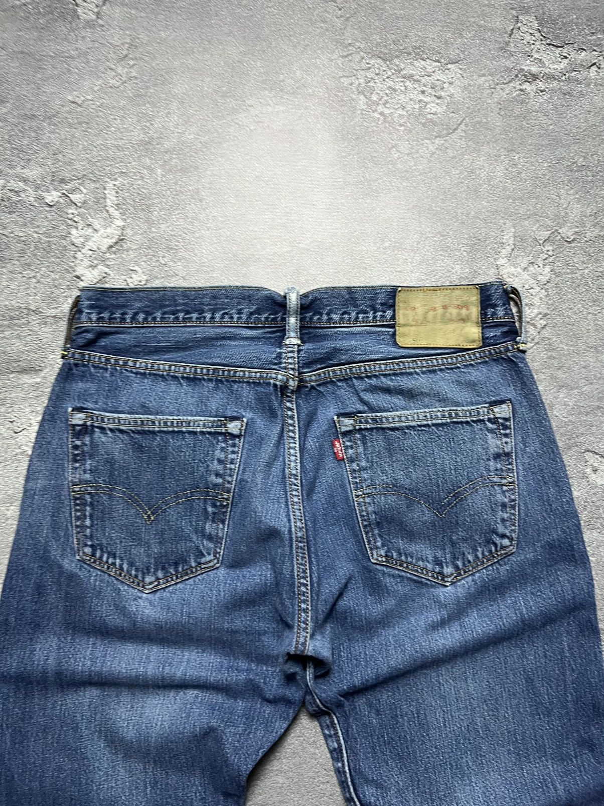 Levi's Vintage Levis Jeans Pants Wash Blue Big Logo 501 34/30 M-L Size US 34 / EU 50 - 2 Thumbnail