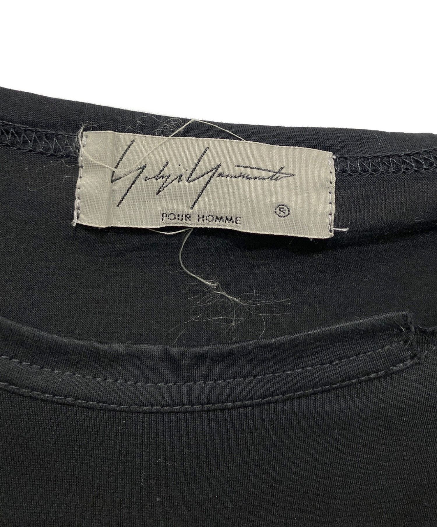 Yohji Yamamoto Asymmetrical Collar T-Shirt Size US L / EU 52-54 / 3 - 6 Thumbnail