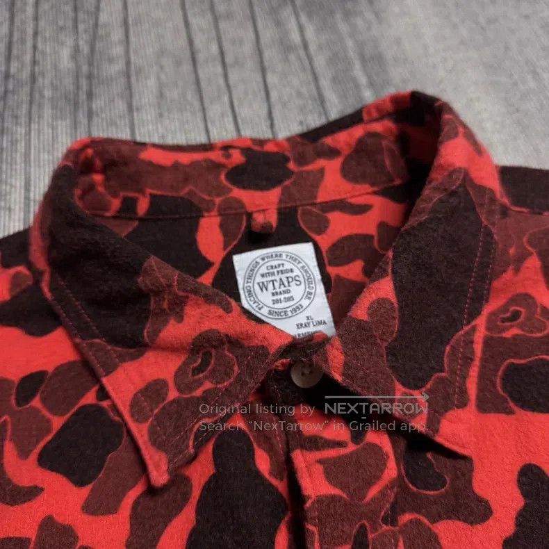 Wtaps Wtaps Red leopard print flannel long-sleeve shirt Size US XL / EU 56 / 4 - 4 Thumbnail
