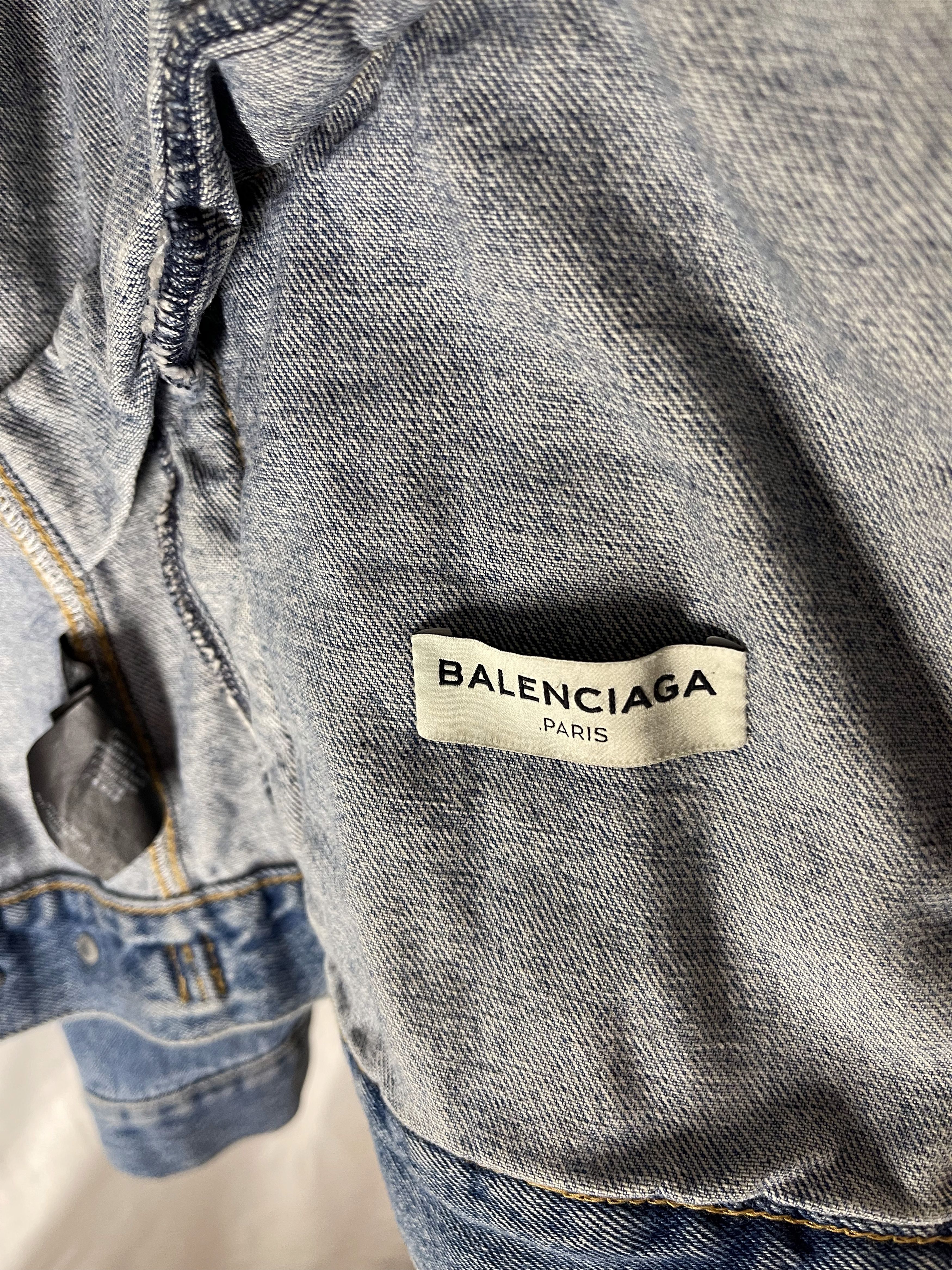 Balenciaga Balenciaga 2016 Swing Denim Jacket Size XS / US 0-2 / IT 36-38 - 4 Thumbnail