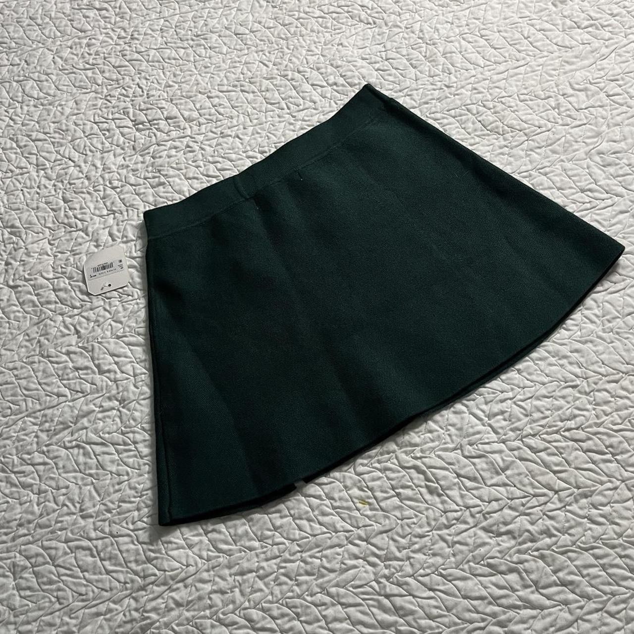 Other Altar'd State Kai Notch mini skirt dark green forest NWT Size 27" / US 4 / IT 40 - 3 Thumbnail