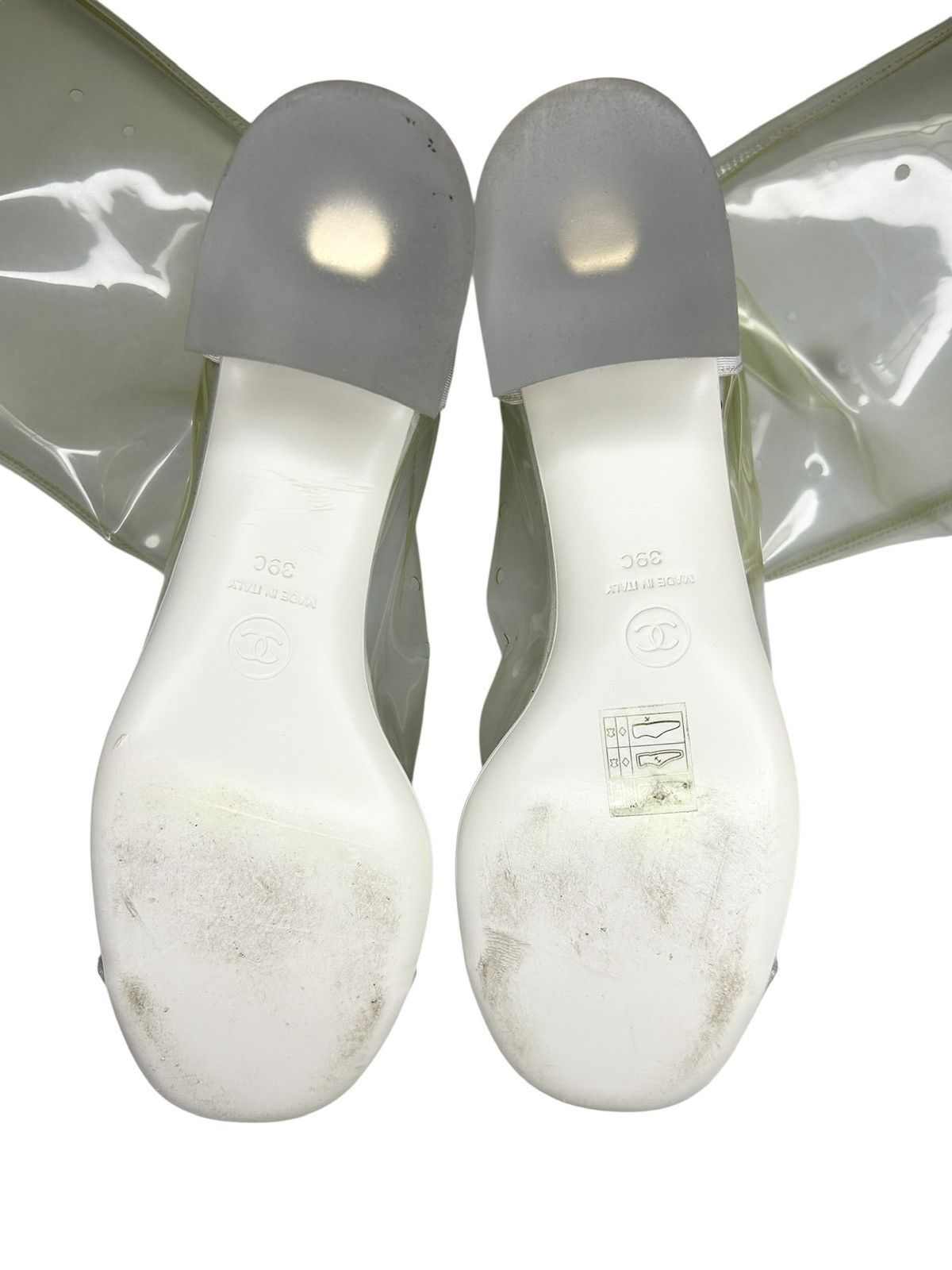 Chanel S/S 18 Transparent Boots Size US 8 / IT 38 - 12 Thumbnail