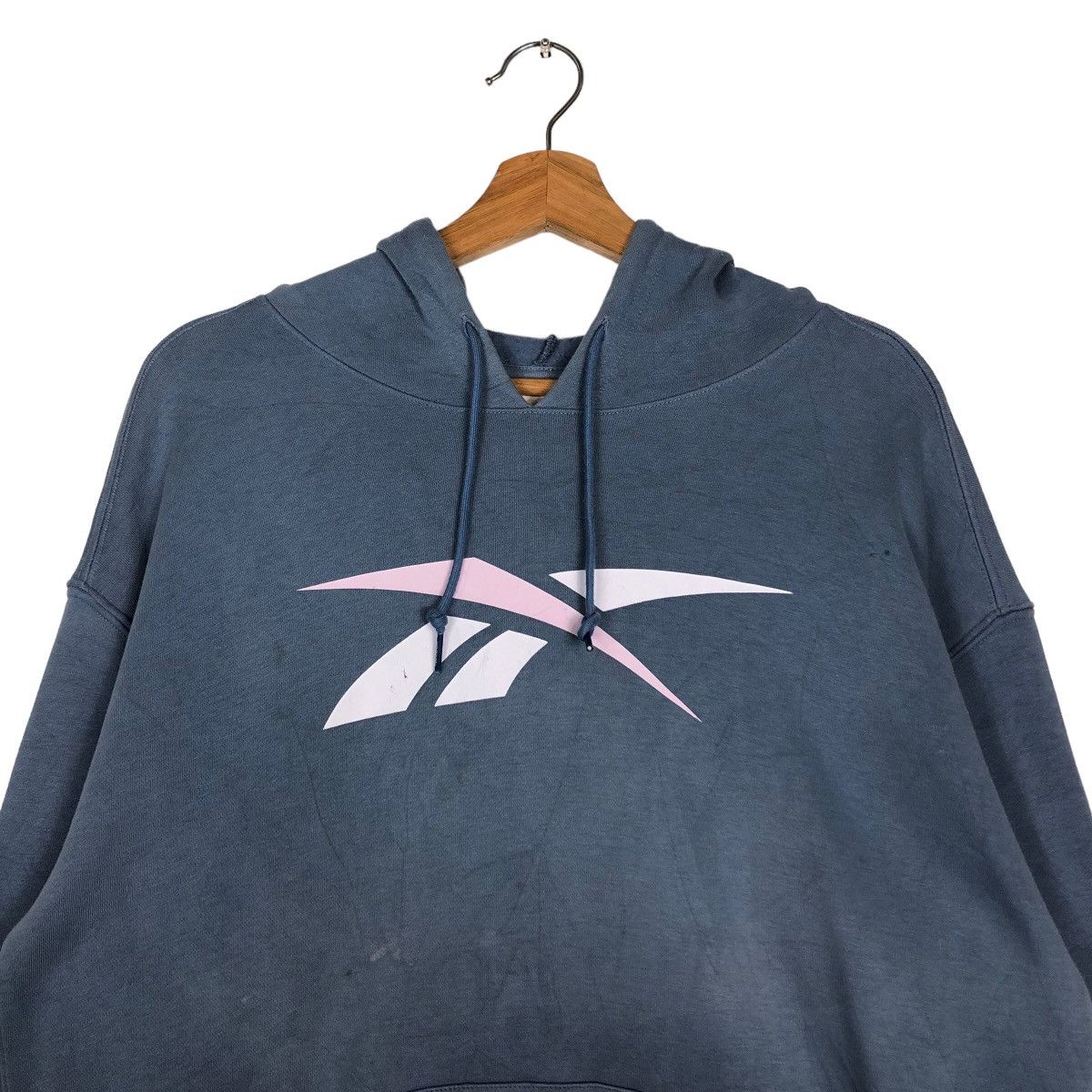 Japanese Brand 🔥90’s Vintage Hoodie Pull Over Anorak Reebok Big Logo Size US M / EU 48-50 / 2 - 3 Thumbnail