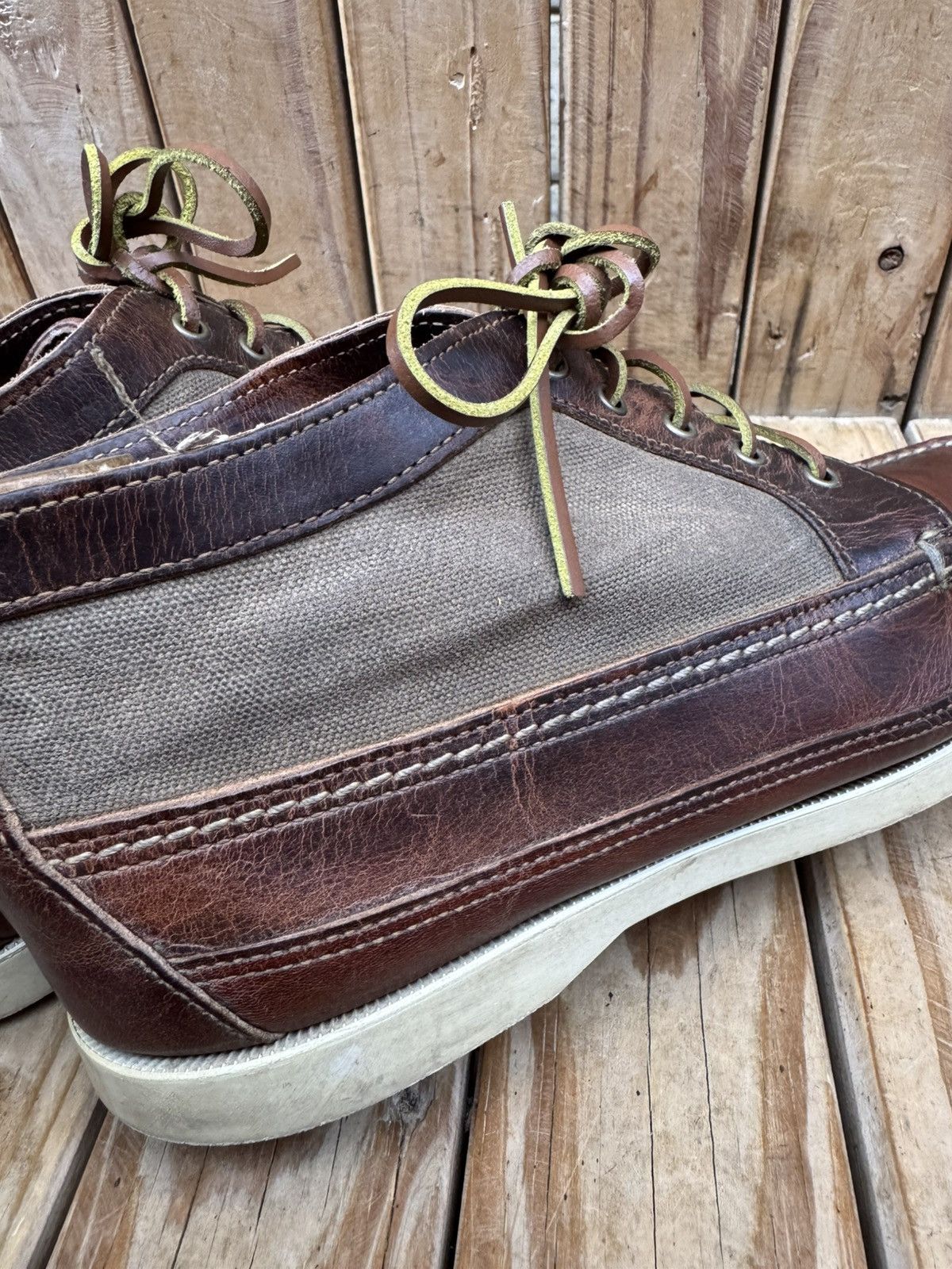 Red Wing Red Wing 9190 waxed Canvas leather chukka boots US 9 E UK 8 Size US 9 / EU 42 - 11 Thumbnail