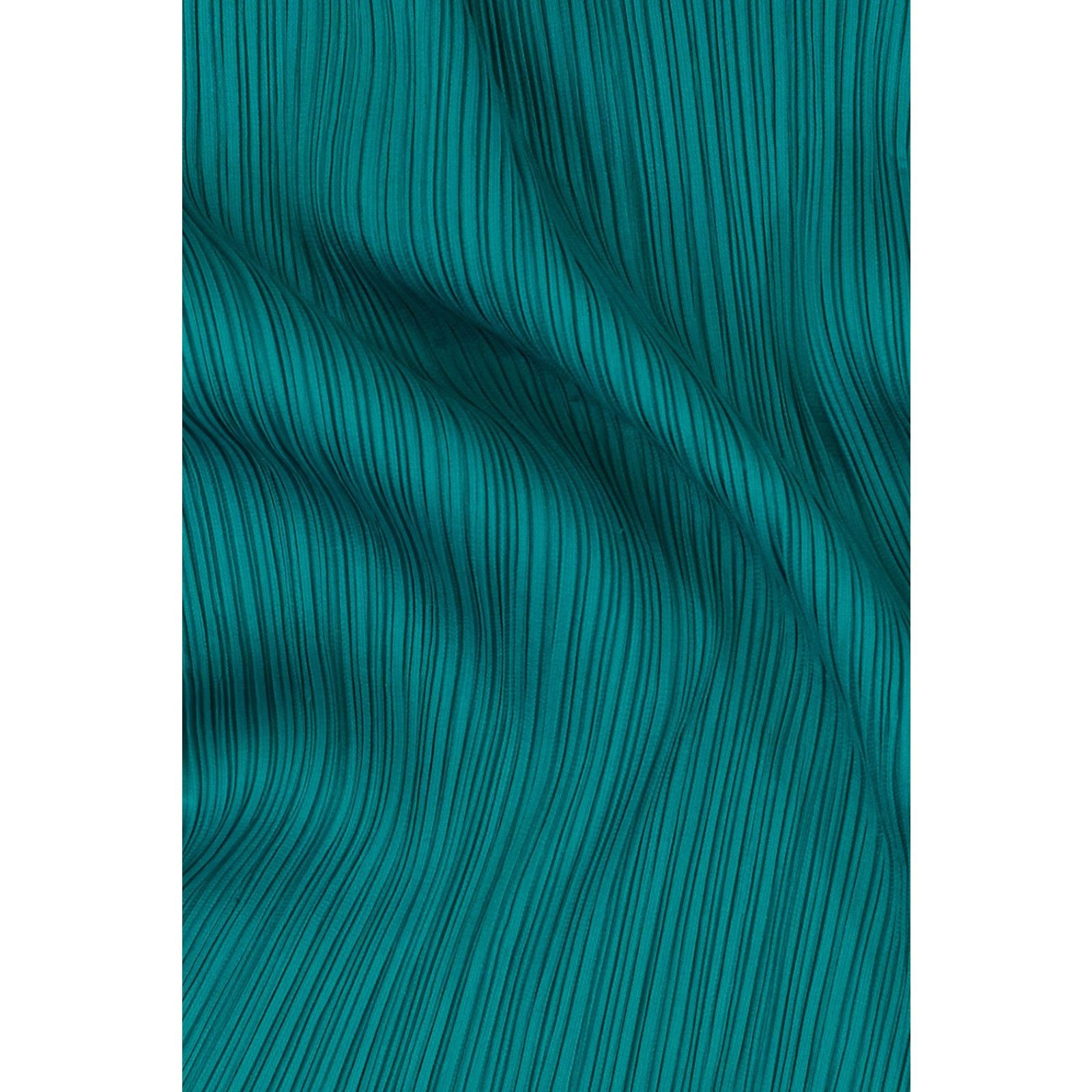 Issey Miyake Pleats Please Teal Long Sleeve Size L / US 10 / IT 46 - 5 Thumbnail