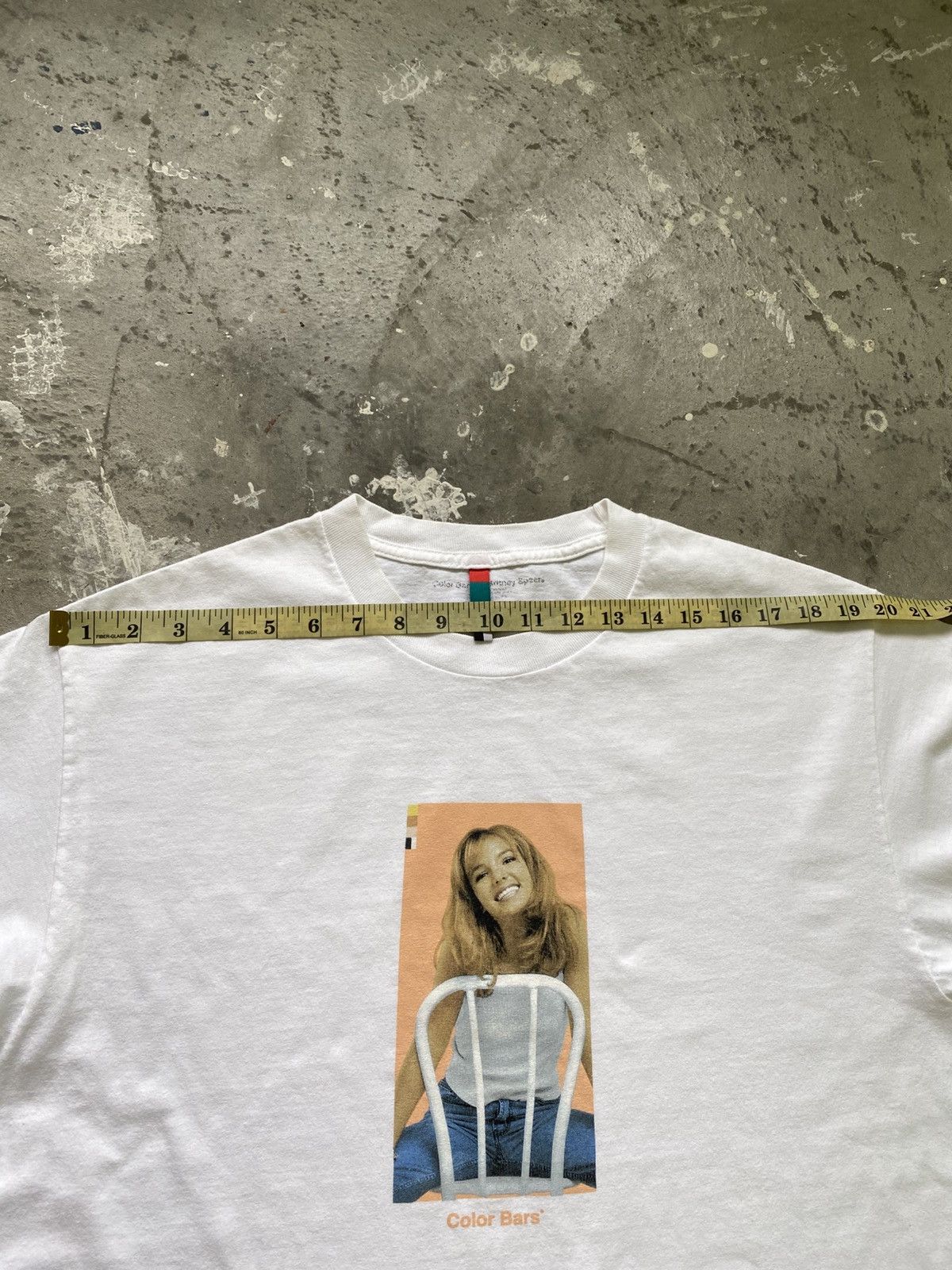 Rap Tees Young Britney Spears X Color Bars Photo Tee Size US L / EU 52-54 / 3 - 11 Thumbnail