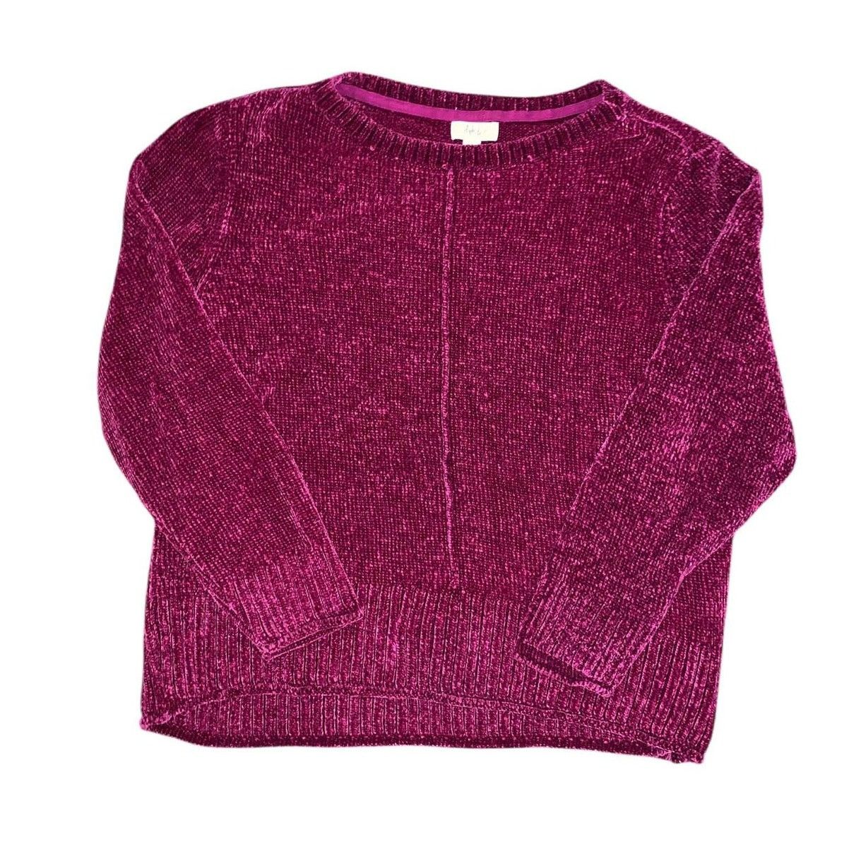 Other Y2K Purple/Burgundy Chunky Chenille Sweater Oversized M/L Size L / US 10 / IT 46 - 1 Thumbnail