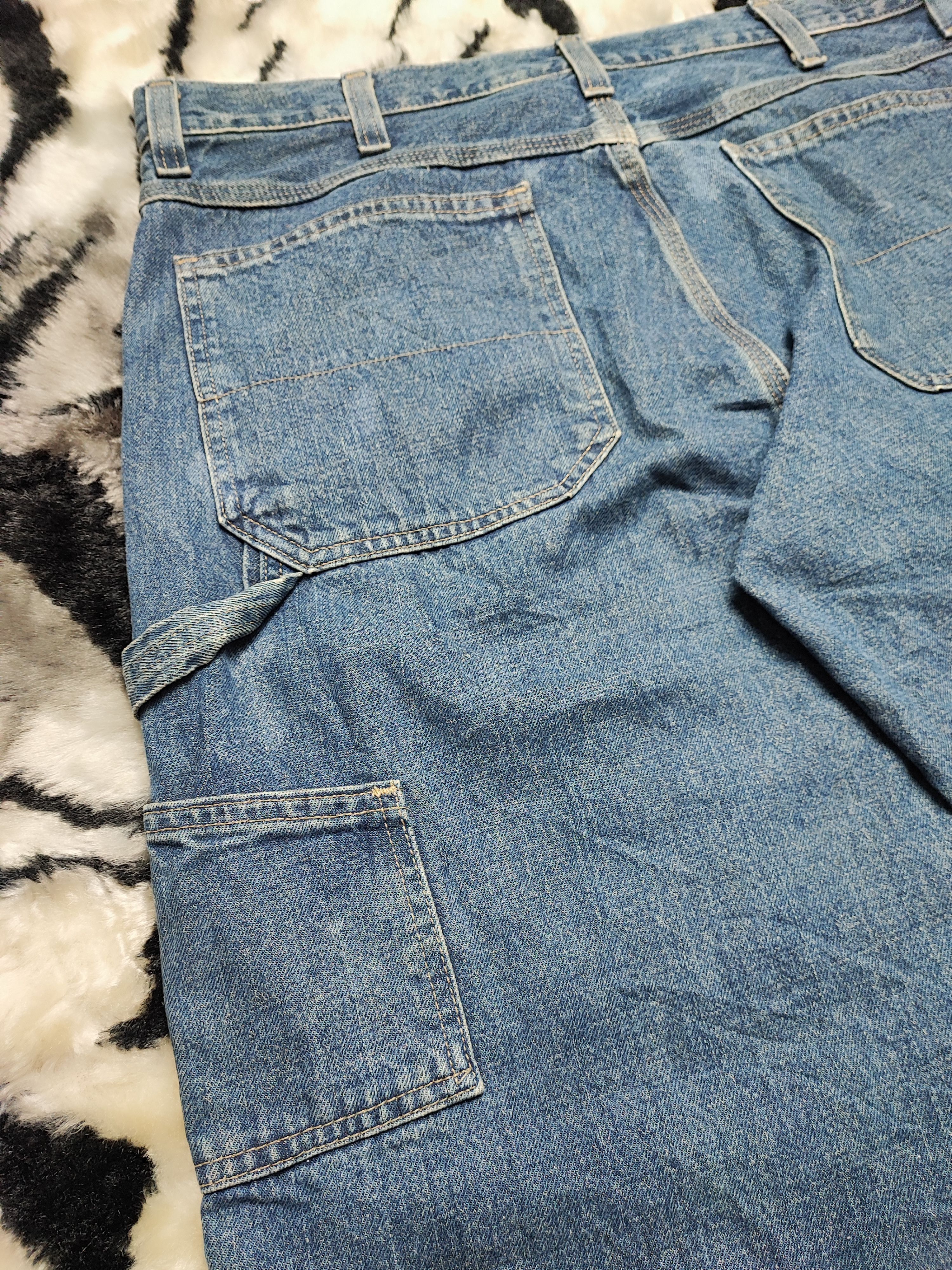 Faded Glory × Vintage Crazy Vintage Baggy Carpenter Jeans Size US 38 / EU 54 - 14 Thumbnail