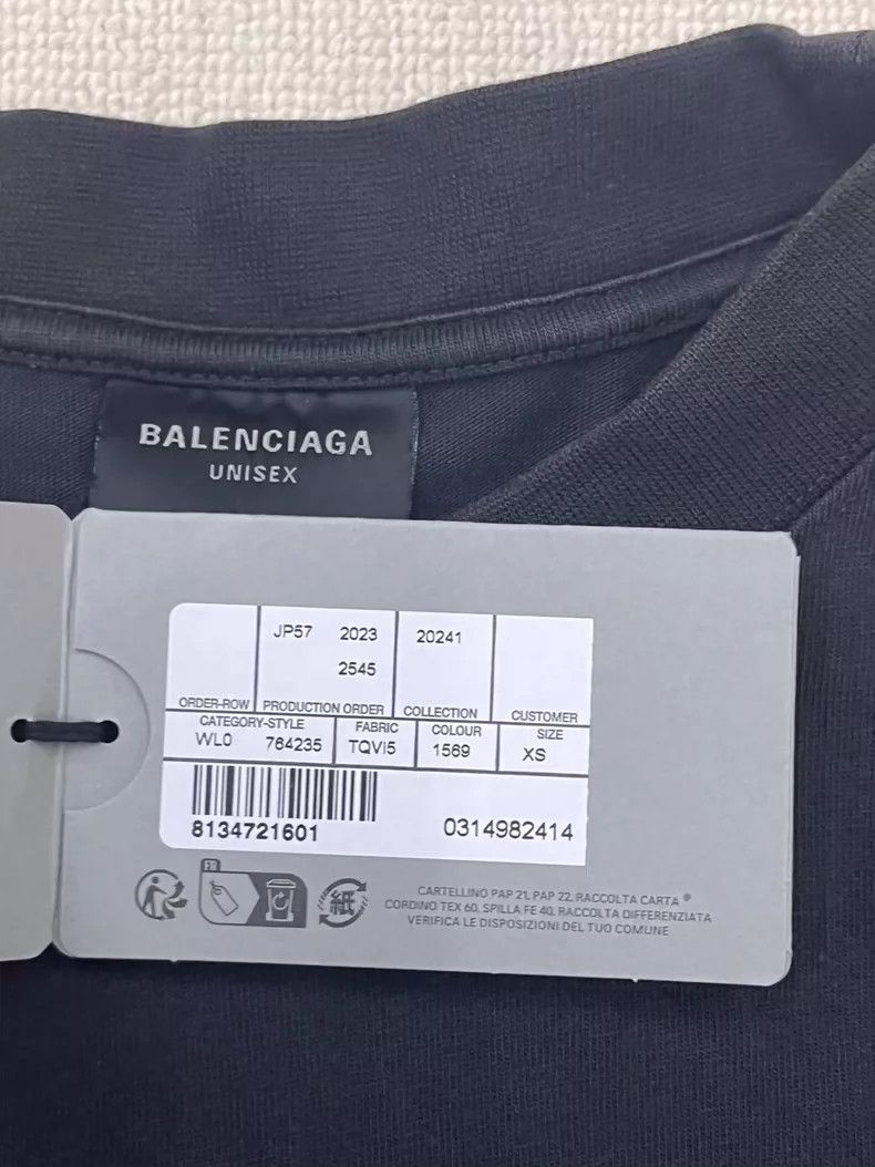 Balenciaga Balenciaga Letter print crew neck pullover short sleeve T- Size US XS / EU 42 / 0 - 4 Thumbnail