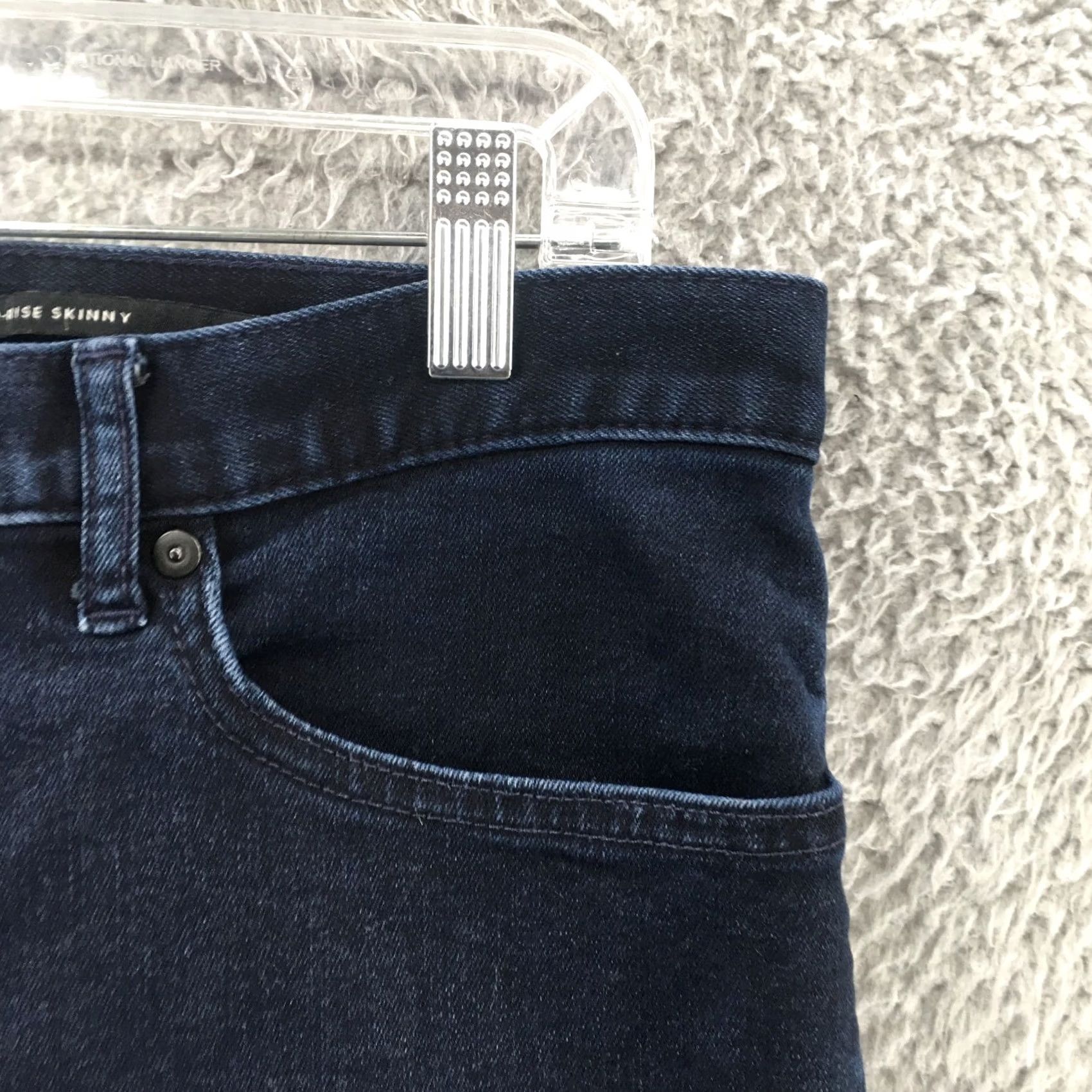 Banana Republic Banana Republic Jeans Womens 32 Regular Skinny Blue Denim Shirt No? Size 24" / US 00 / IT 34 - 3 Thumbnail