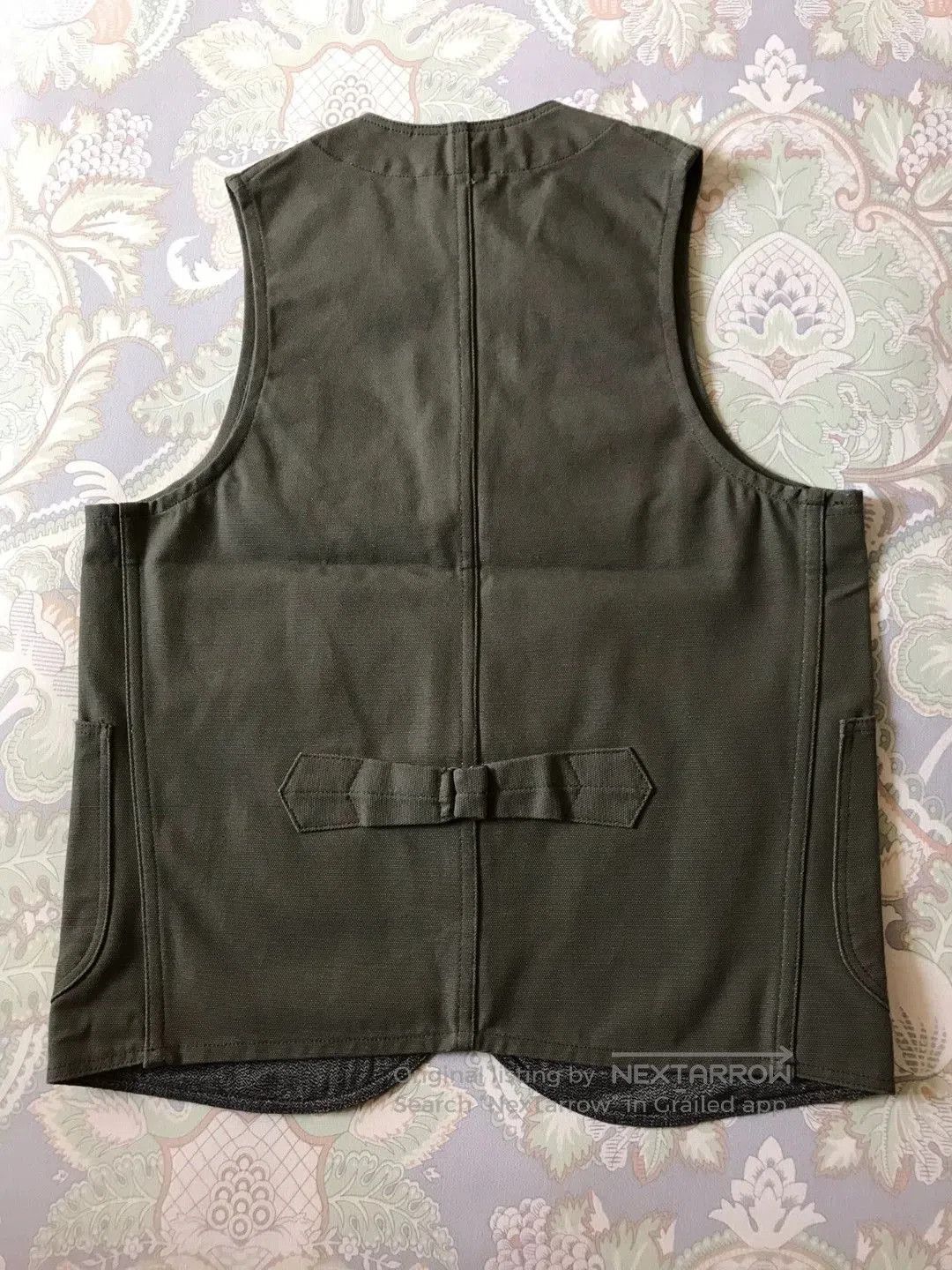 Rising Sun & Co. Rising Sun Canvas Work Vest Moss Green. Size US XS / EU 42 / 0 - 2 Thumbnail
