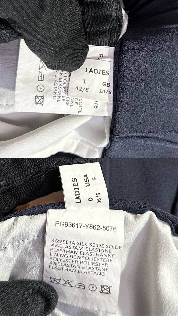 Fabiana Filippi Fabiana Filippi Silk straight Pants luxury Size 28" / US 6 / IT 42 - 10 Thumbnail