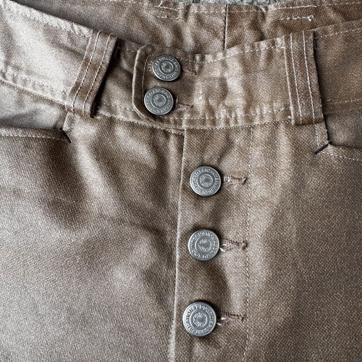 Tornado Mart Tornado Mart paper waxed flared pants Size US 32 / EU 48 - 9 Thumbnail