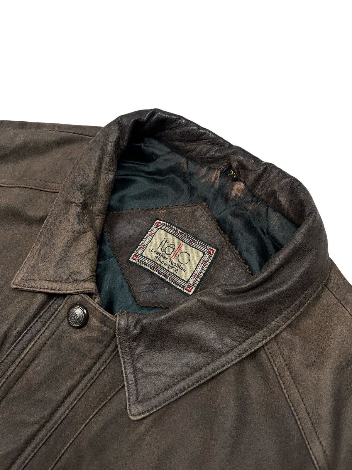 Other Archival Brown Leather Jacket Transformer Avant Garde Size US XL / EU 56 / 4 - 6 Thumbnail