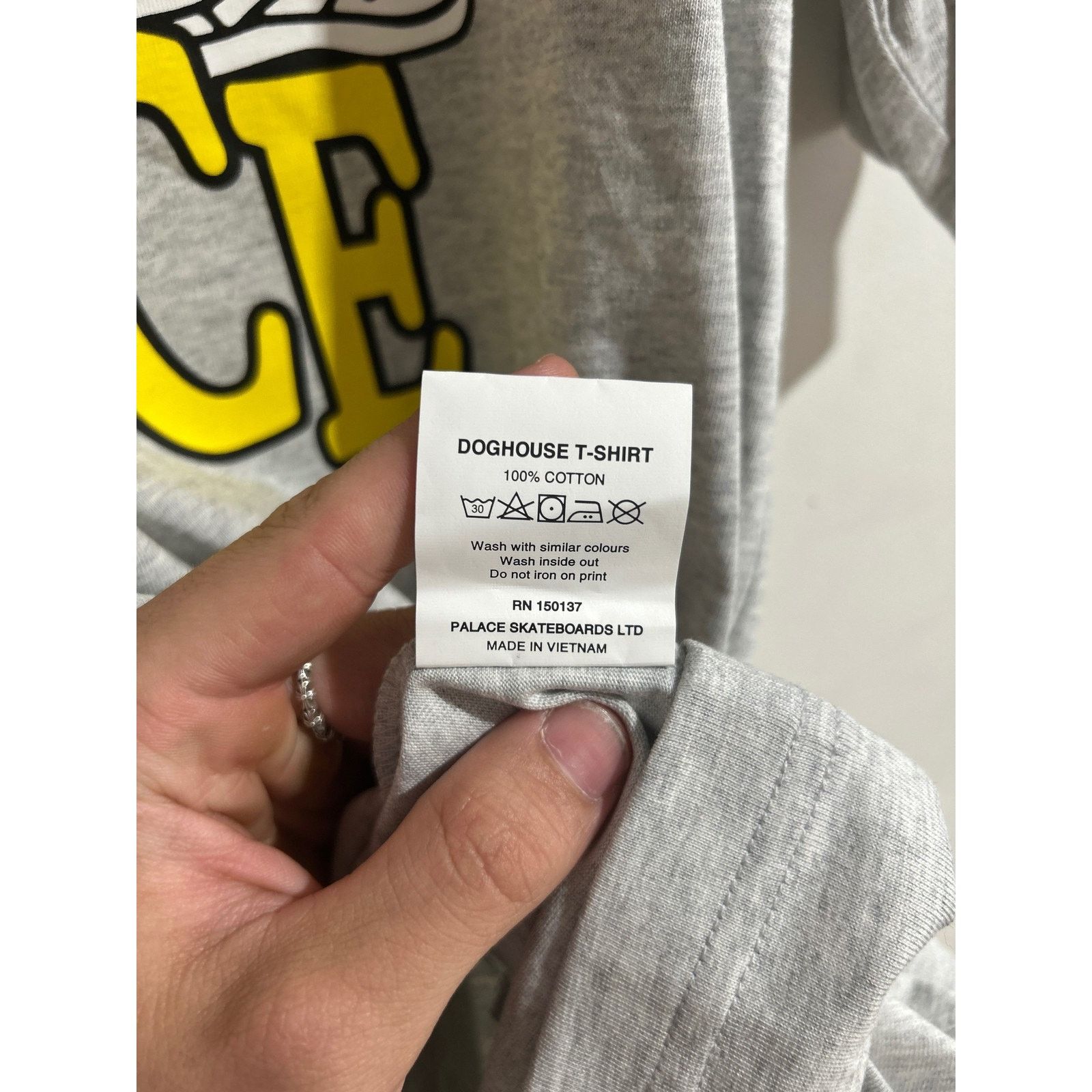 Palace PALACE DOG HOUSE GREY MARL TEE SIZE XL PREOWNED Size US XL / EU 56 / 4 - 5 Thumbnail