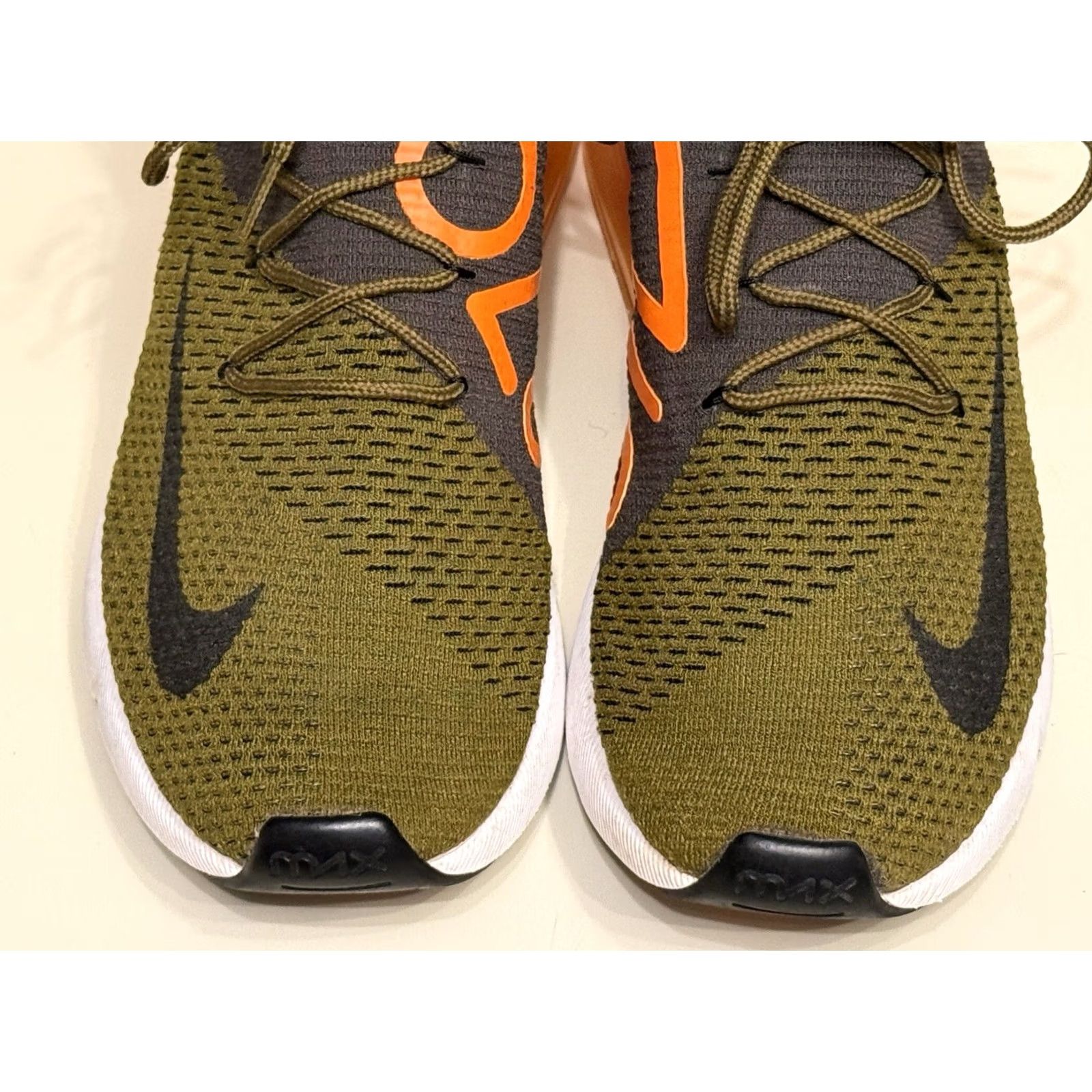 Nike Nike Air Max 270 Flyknit Olive Flak Sneakers 13 M US Size 13 Men Nike Air Max 270 Flyknit Sneakers Olive Flak/Cargo Khaki-Total Orange-Black Size US 12 / EU 45 - 5 Thumbnail