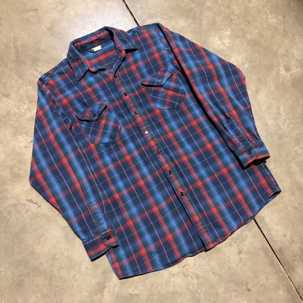 Oshkosh Vintage OshKosh BGosh Plaid Flannel Shirt Button Up Workwear Size US XL / EU 56 / 4 - 2 Thumbnail