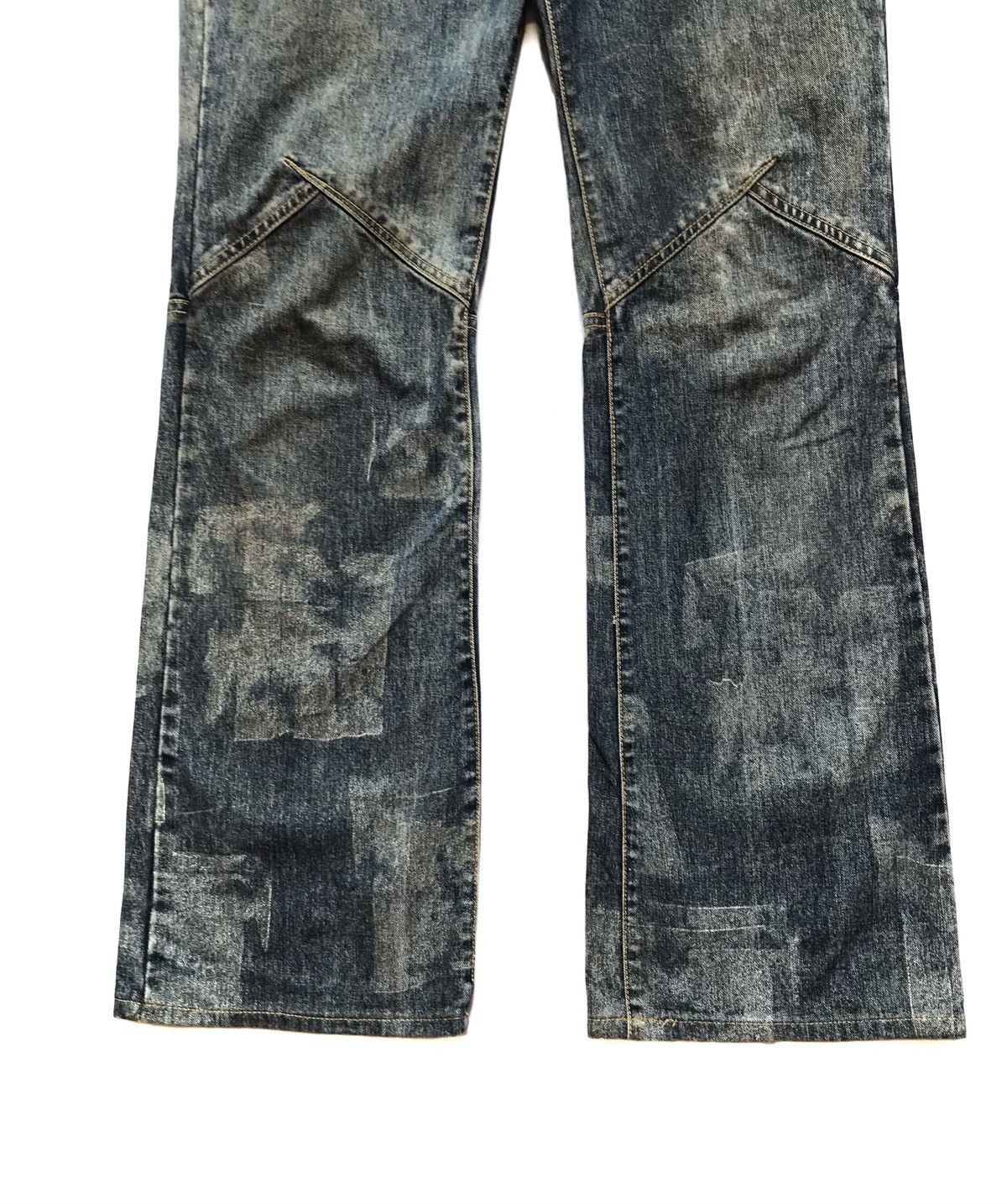 20471120 CUSTOM CULTURE FLARE BLEACH TROUSER PANTS Size US 29 - 3 Thumbnail