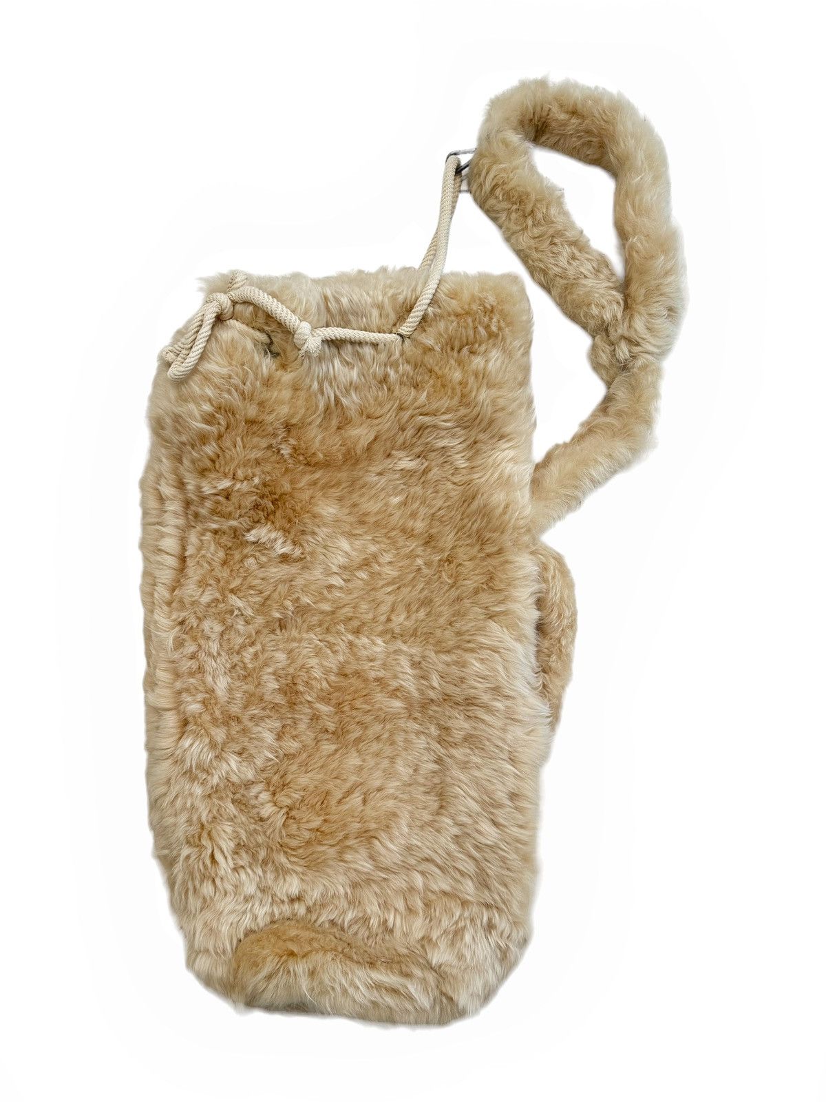 ERL RARE Shearling Oversized Military Fur Bag Size ONE SIZE - 7 Thumbnail