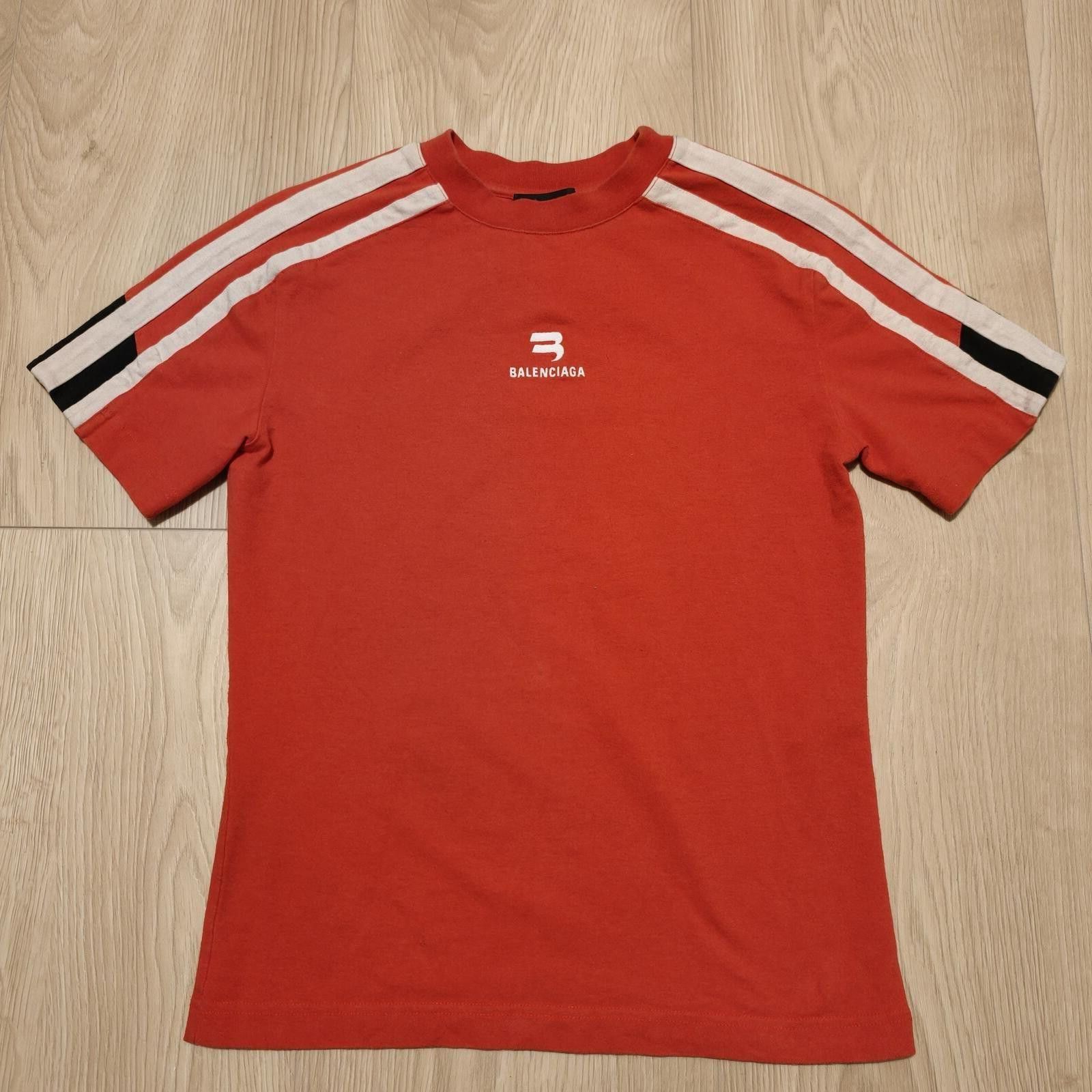 Balenciaga Balenciaga Sporty B Shrunken T-shirt Size US S / EU 44-46 / 1 - 1 Thumbnail