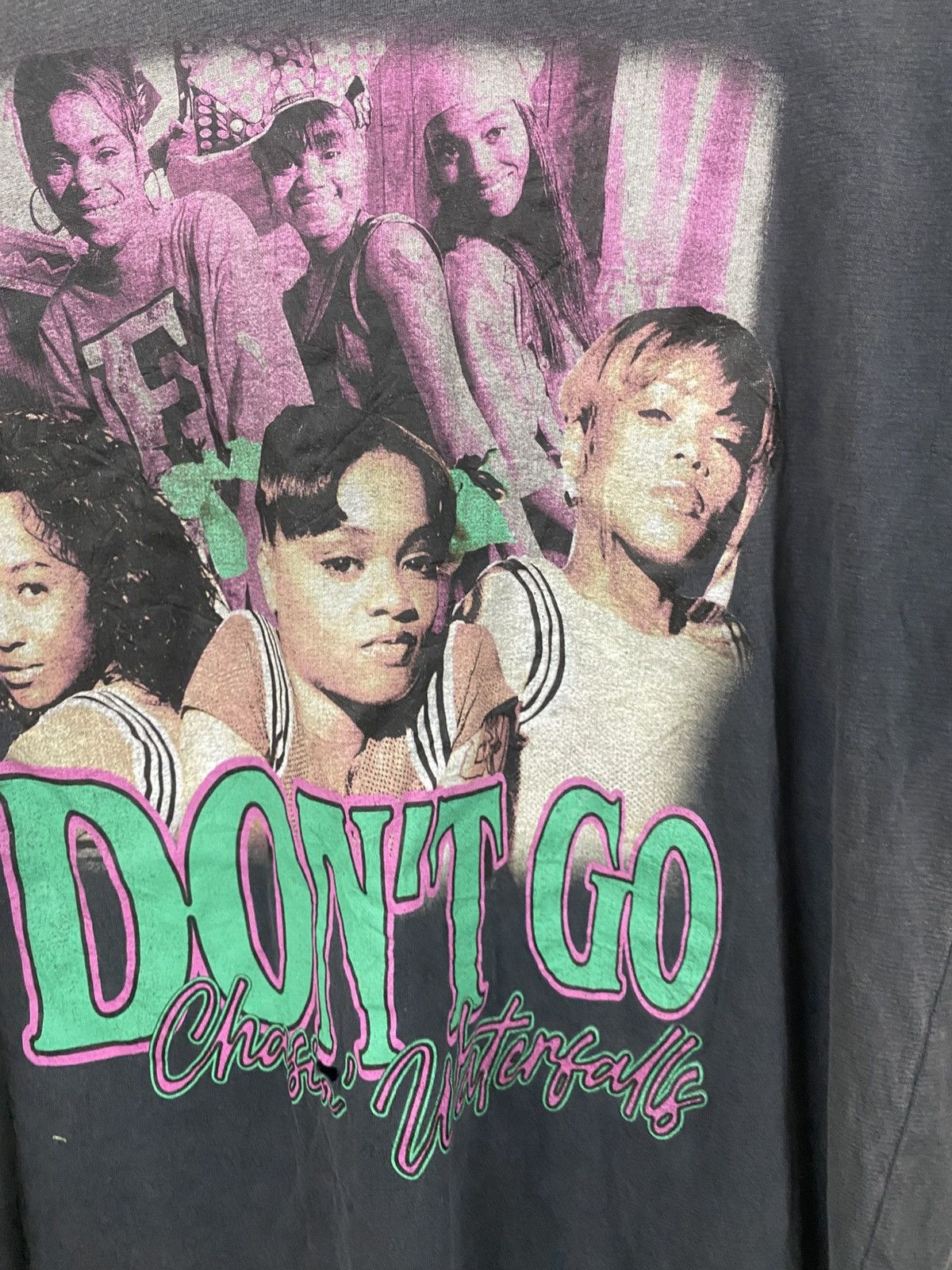 Band Tees Vtg Tlc dont go chagin waterfalls bootleg Size US L / EU 52-54 / 3 - 5 Thumbnail