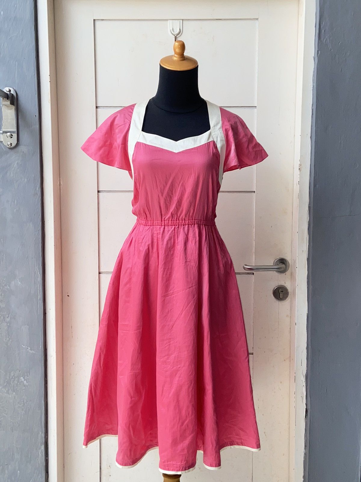 MISS CHLOE Pink Midi Dress