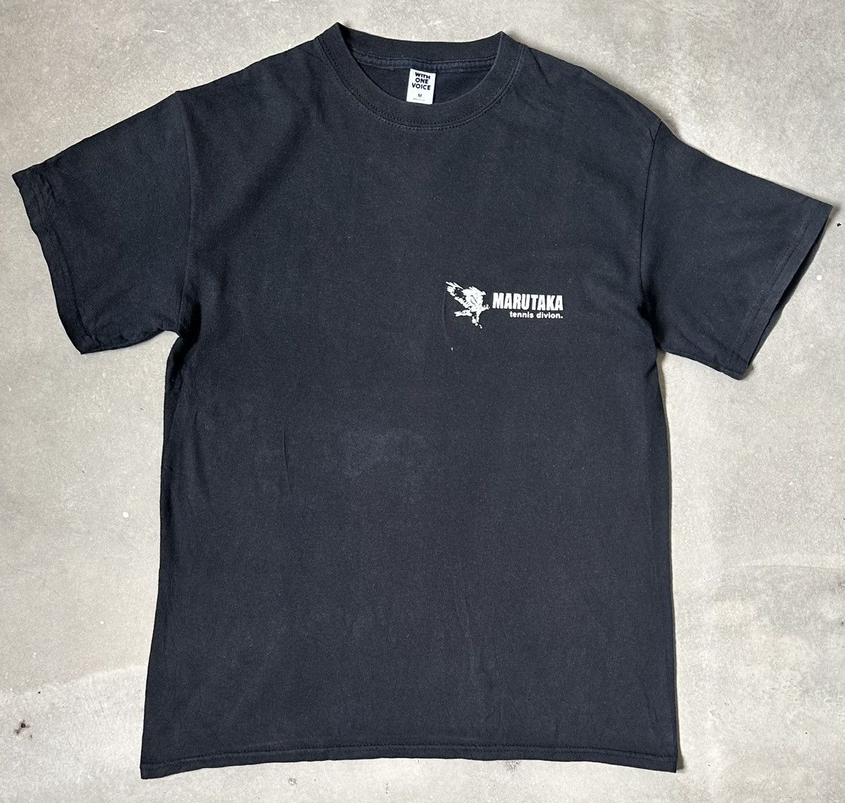 Japanese Brand VINTAGE WITH ONE VOICE MARUTAKA ZOTO TENNIS DIVISION TEE Size US M / EU 48-50 / 2 - 2 Thumbnail