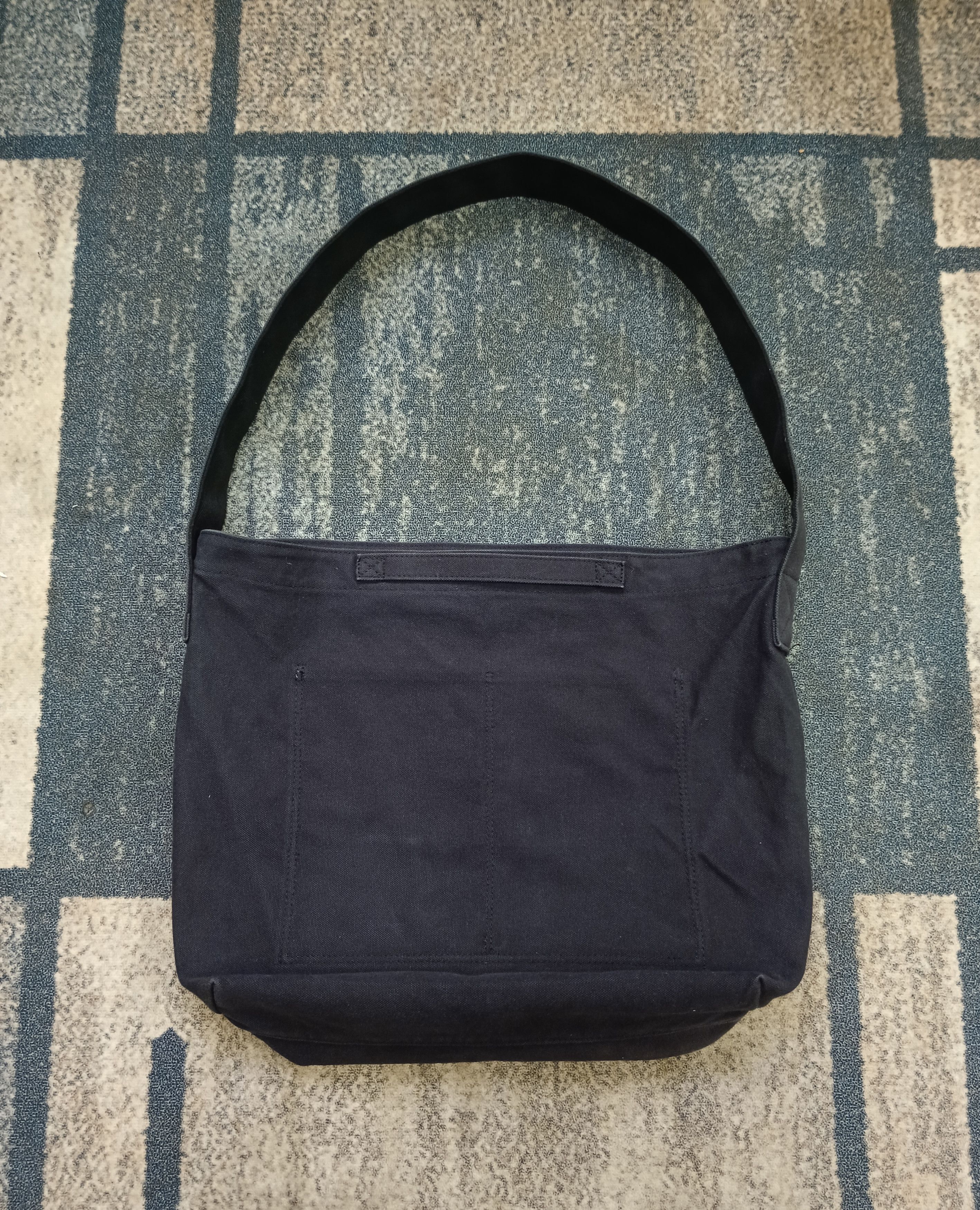 Margaret Howell MHL SPELLOUT CANVAS COTTON CROSSBODY/SLING BAG Size ONE SIZE - 3 Thumbnail