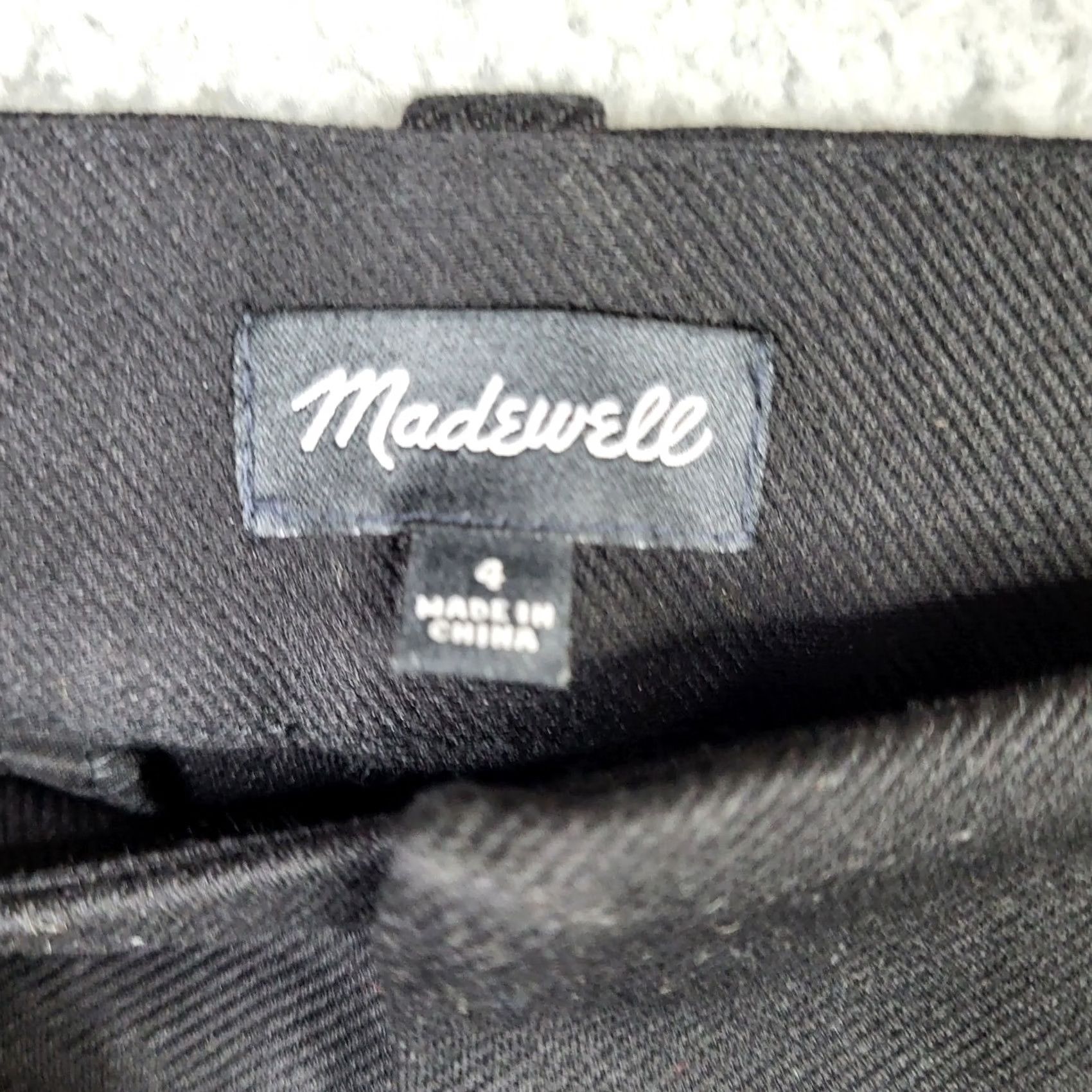 Madewell Madewell Pants Women Black Mid-rise Casual Size 4 Regular Slim? (remove extra) Size 27" / US 4 / IT 40 - 2 Thumbnail