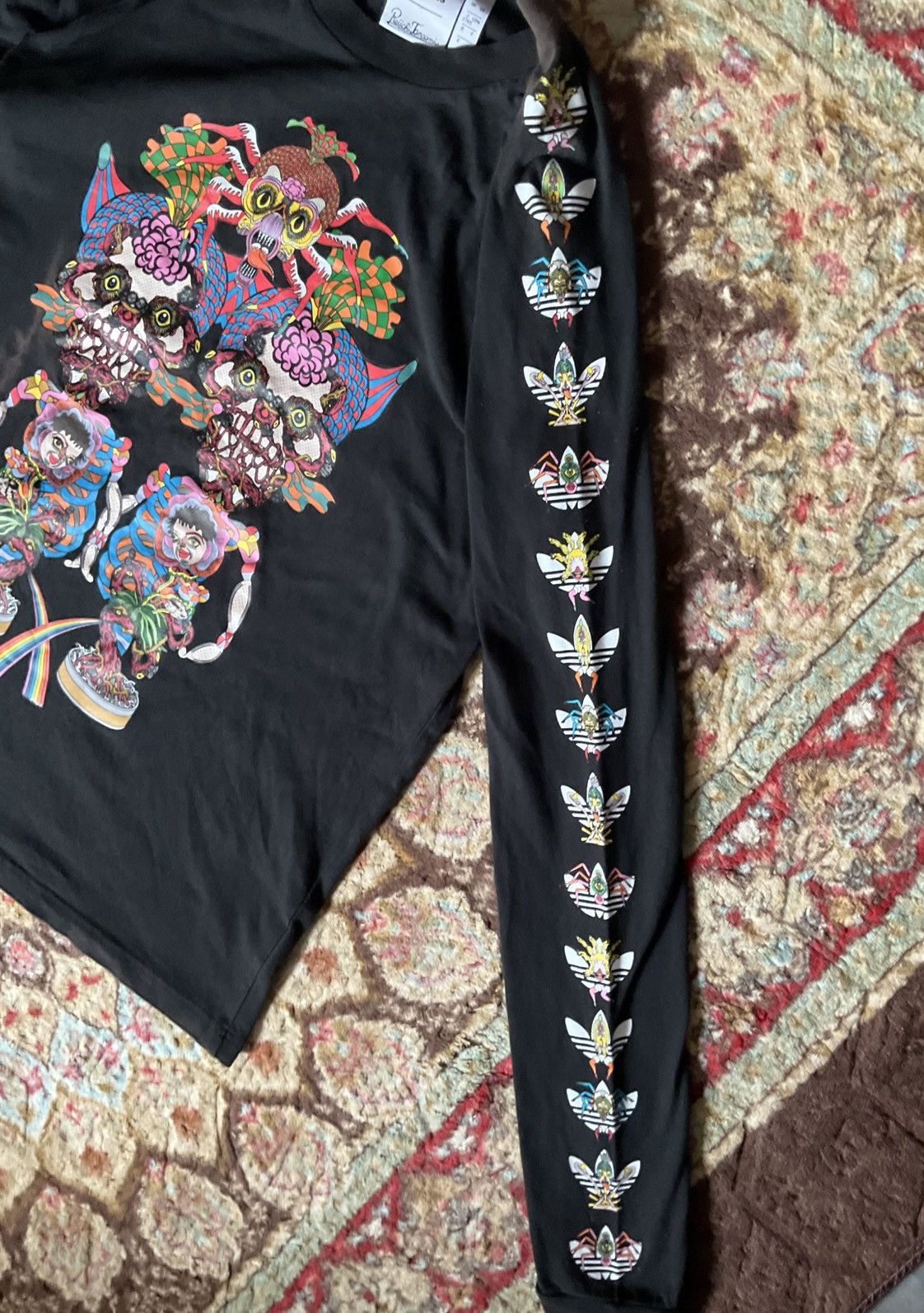 Adidas Adidas Originals × Keiichi Tanaami Long Sleeve Tee Black Size US M / EU 48-50 / 2 - 2 Thumbnail