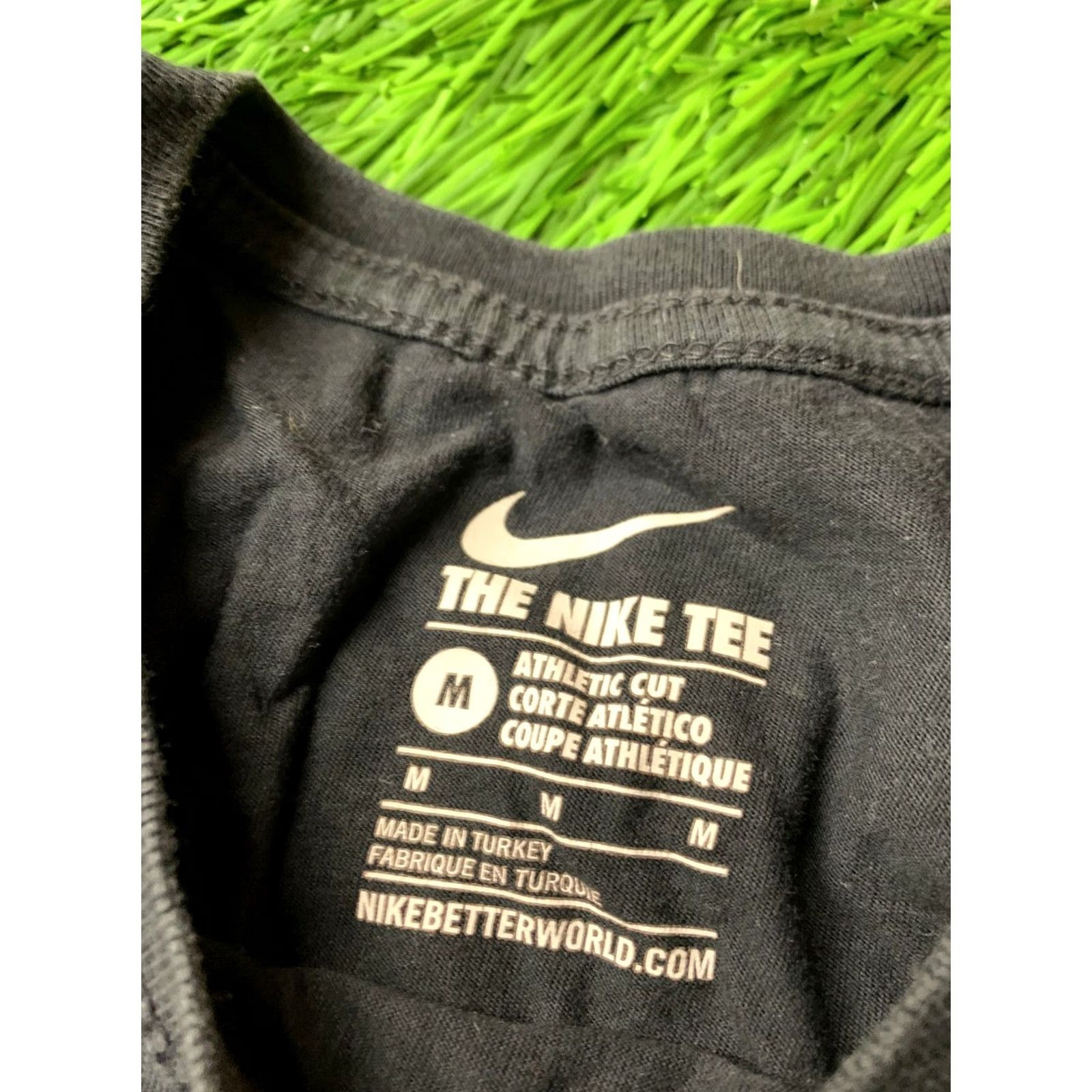Nike Nike T-Shirt Mens Casual Shirt Tee Jersey Medium Black Short Sleeve Logo 90s Size US M / EU 48-50 / 2 - 4 Thumbnail