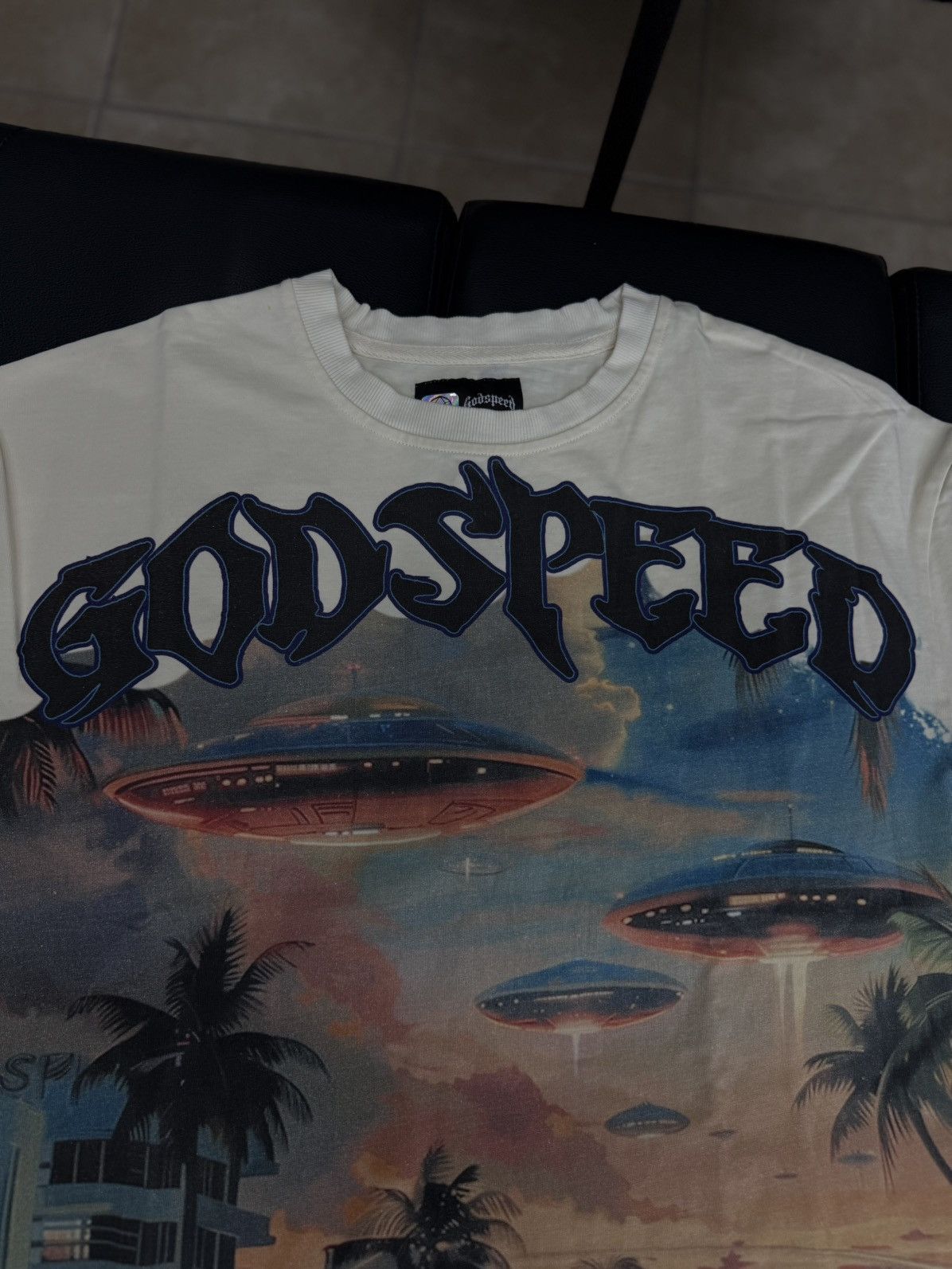 Godspeed Godspeed UFO Miami Tee Shirt Size XXL (NEW) Size US XXL / EU 58 / 5 - 6 Thumbnail
