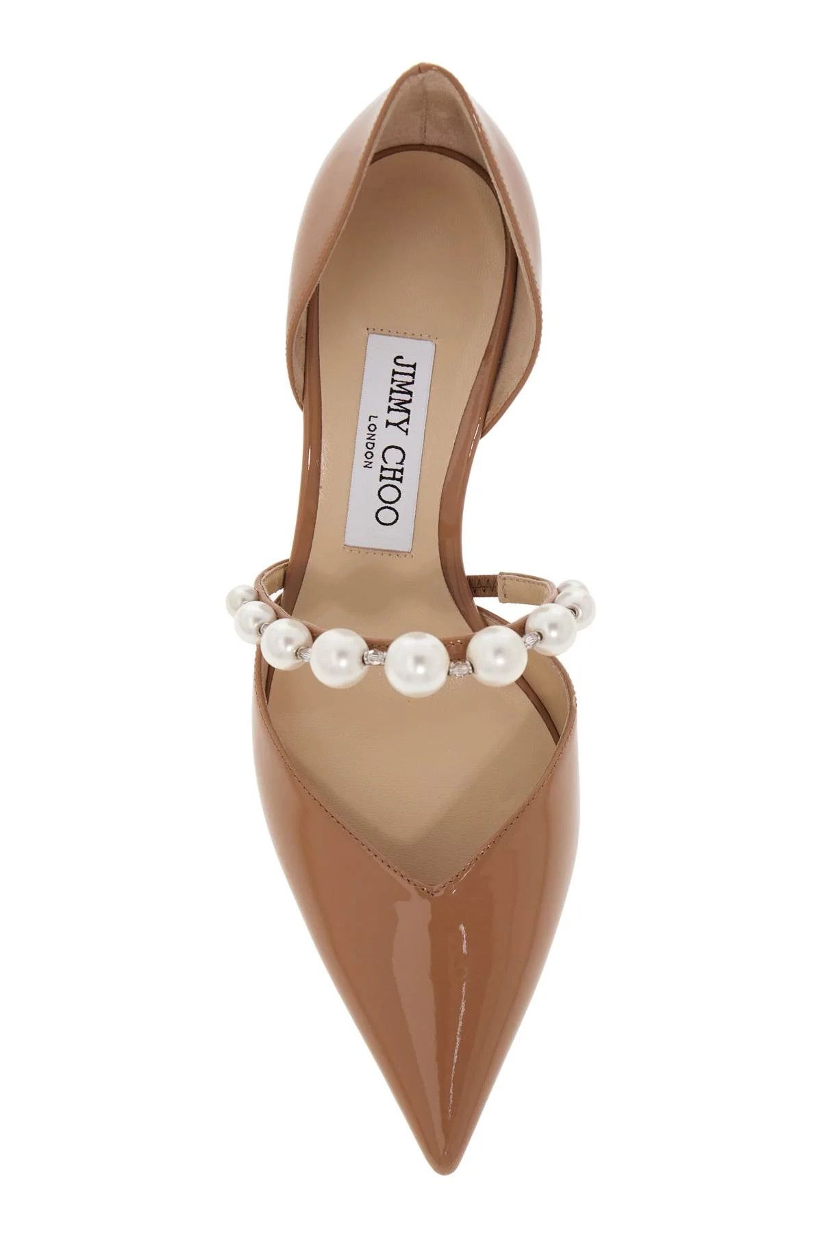Jimmy Choo o1s22i1n1024 Aurelie Pumps in Beige Size US 9 / IT 39 - 2 Thumbnail