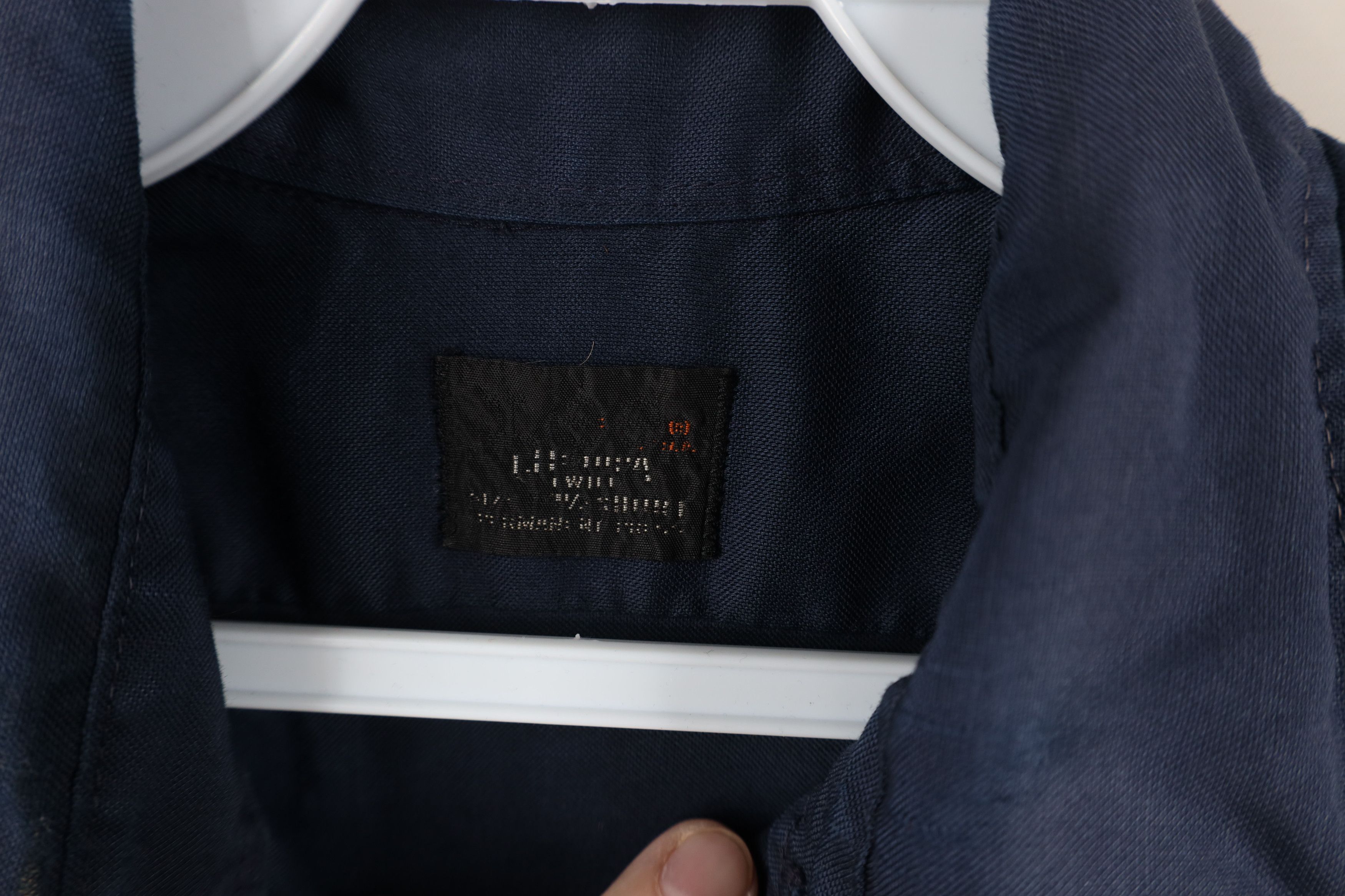 Lee Vintage 70s Lee Workwear Mechanic Button Shirt Blue USA Size US M / EU 48-50 / 2 - 11 Thumbnail