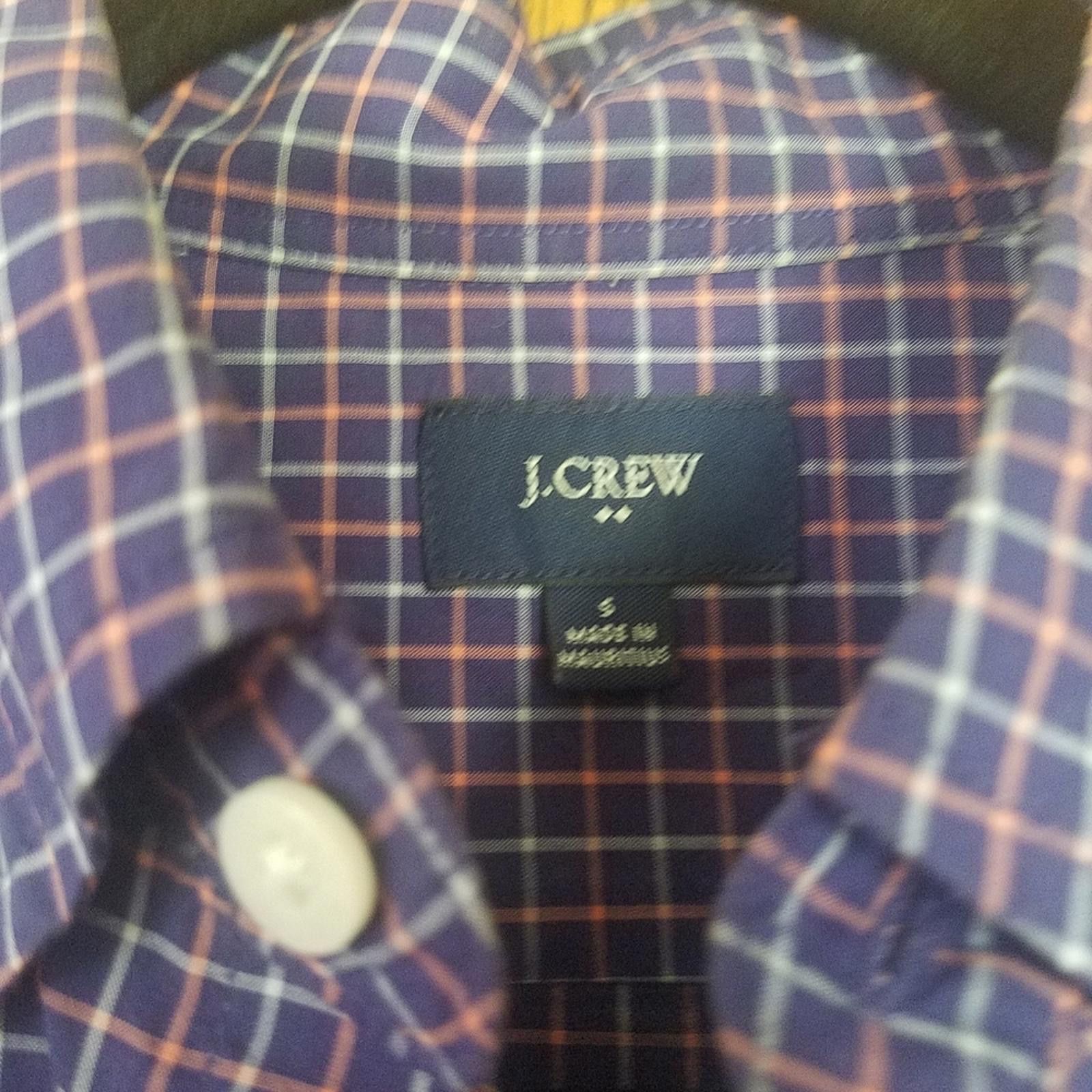 J.Crew J Crew Purple Checkered Shirt Size Small Size US S / EU 44-46 / 1 - 3 Thumbnail