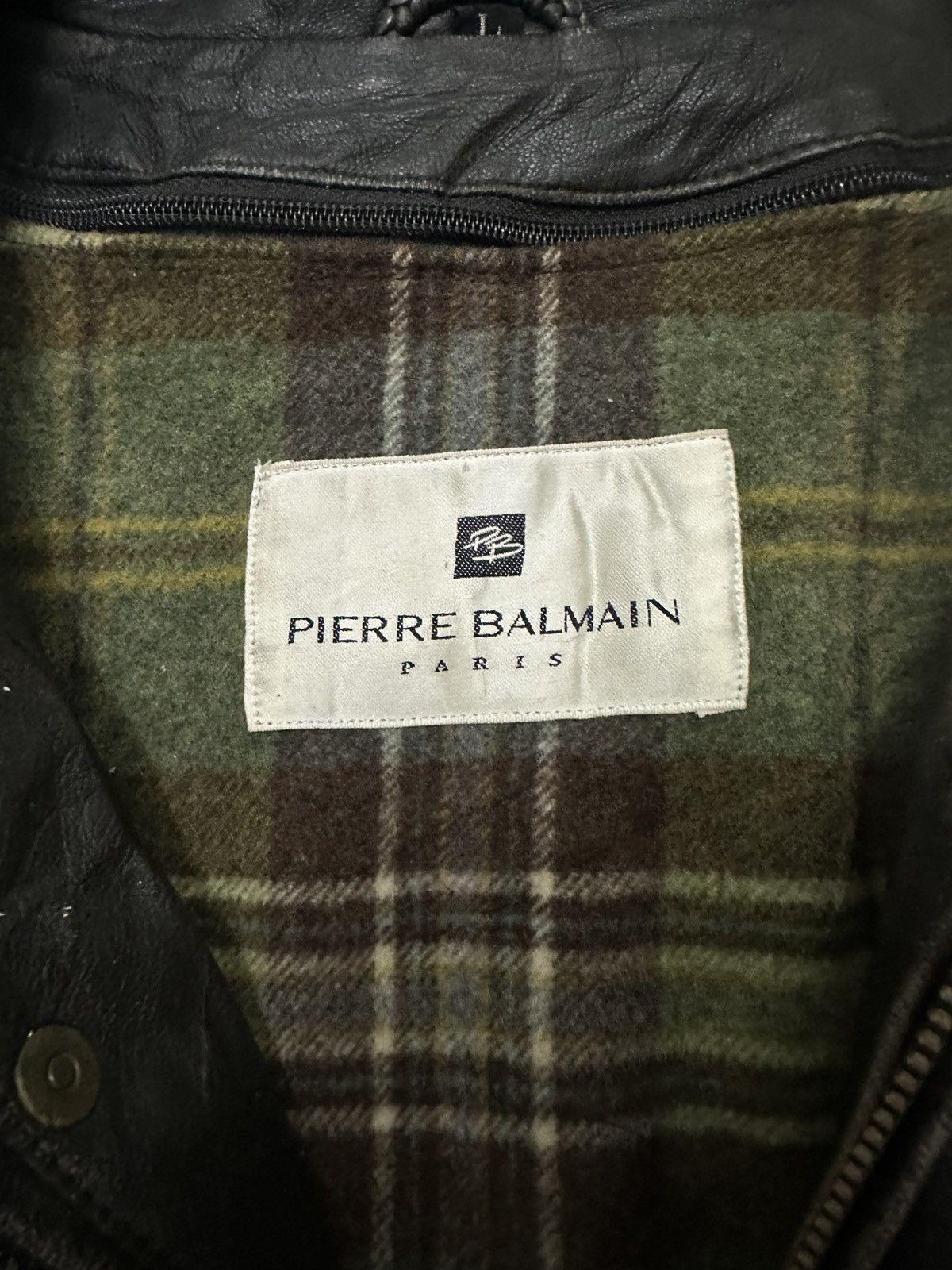 Other VTG PIERRE BALMAIN Leather Jacket Size US L / EU 52-54 / 3 - 8 Thumbnail