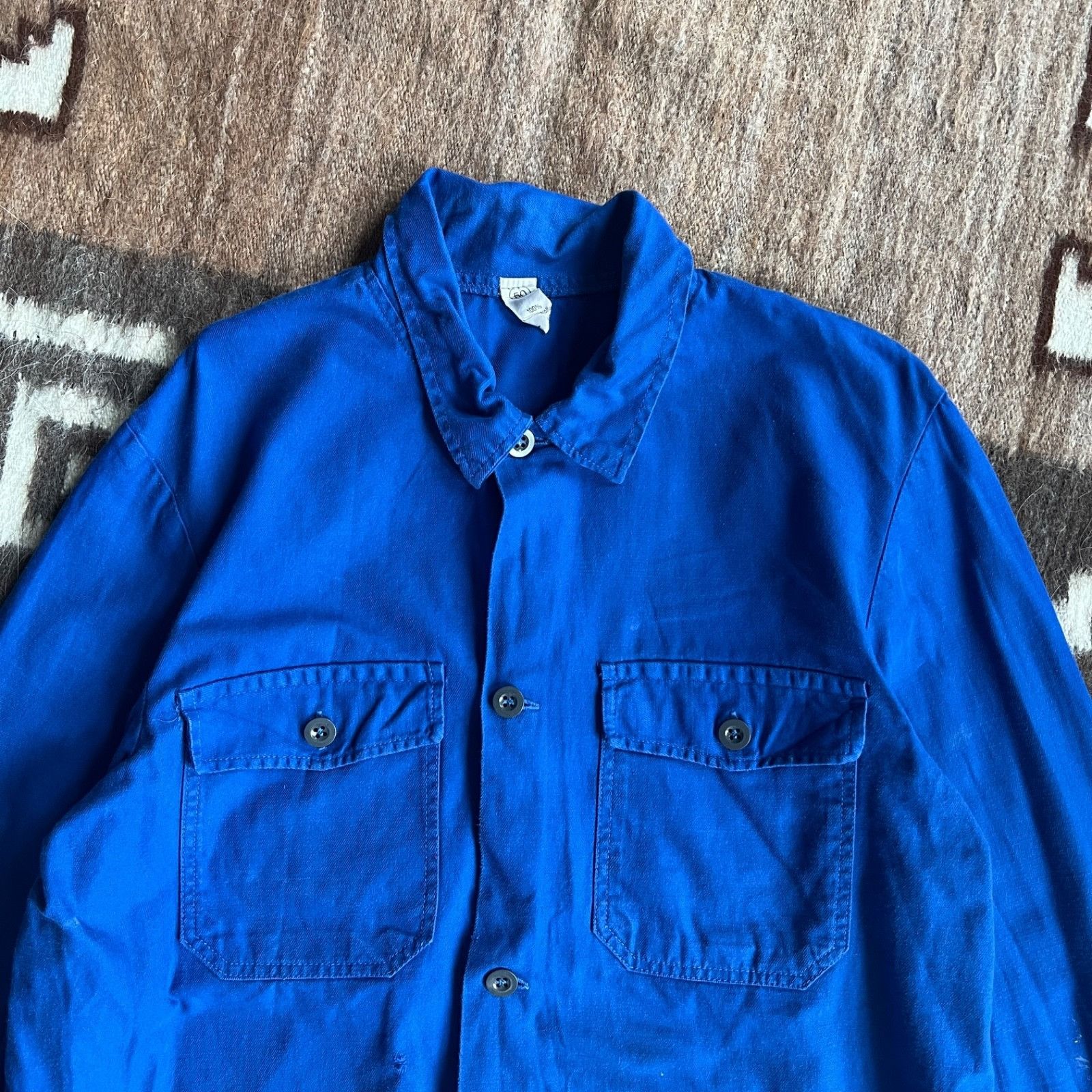 Vintage Vintage French Workwear Sanfor Chore Jacket 9757AC Size US M / EU 48-50 / 2 - 2 Thumbnail
